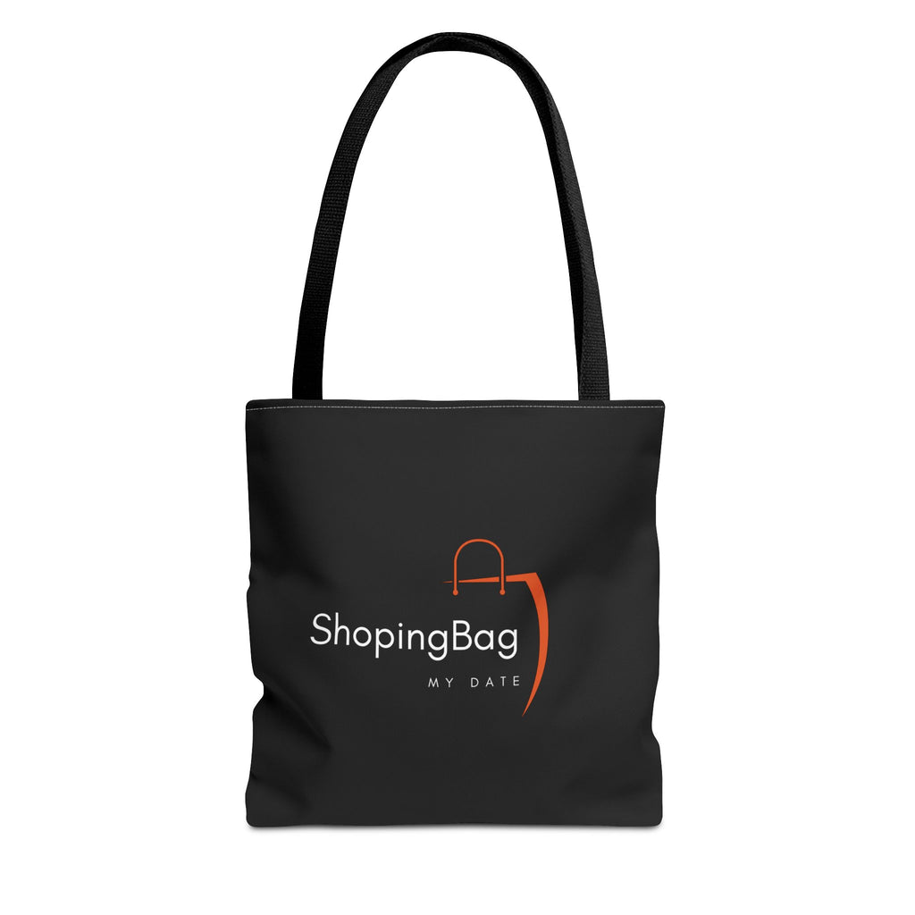 ShoppingBag logo tote bag | Black printed tote