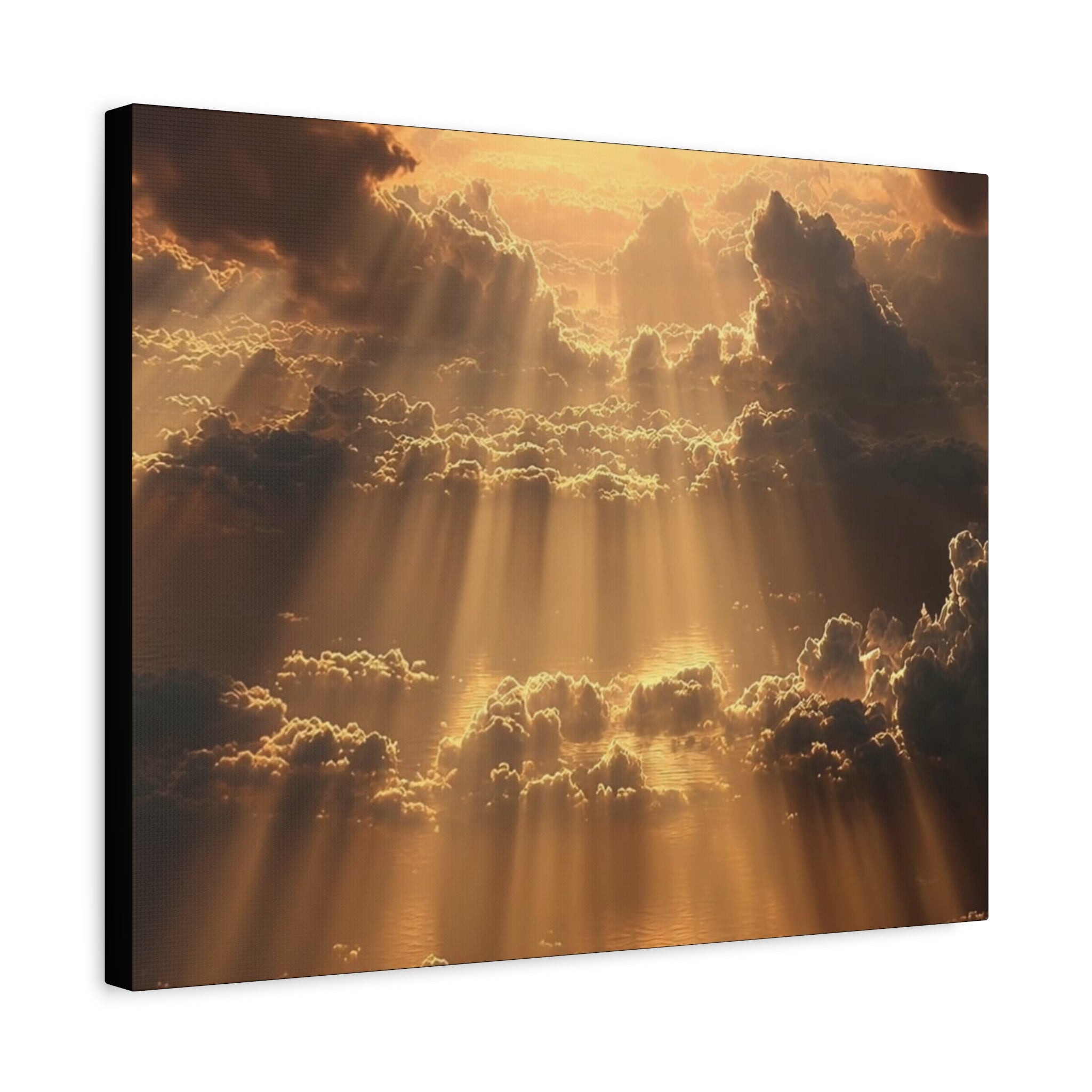 Canvas Sunlight Through Clouds Wall Art