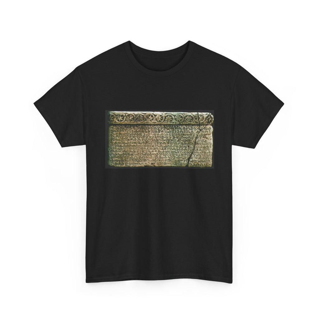 Croatian Honesty Symbol Ancient Tablet Illustration T-Shirt Glagolic