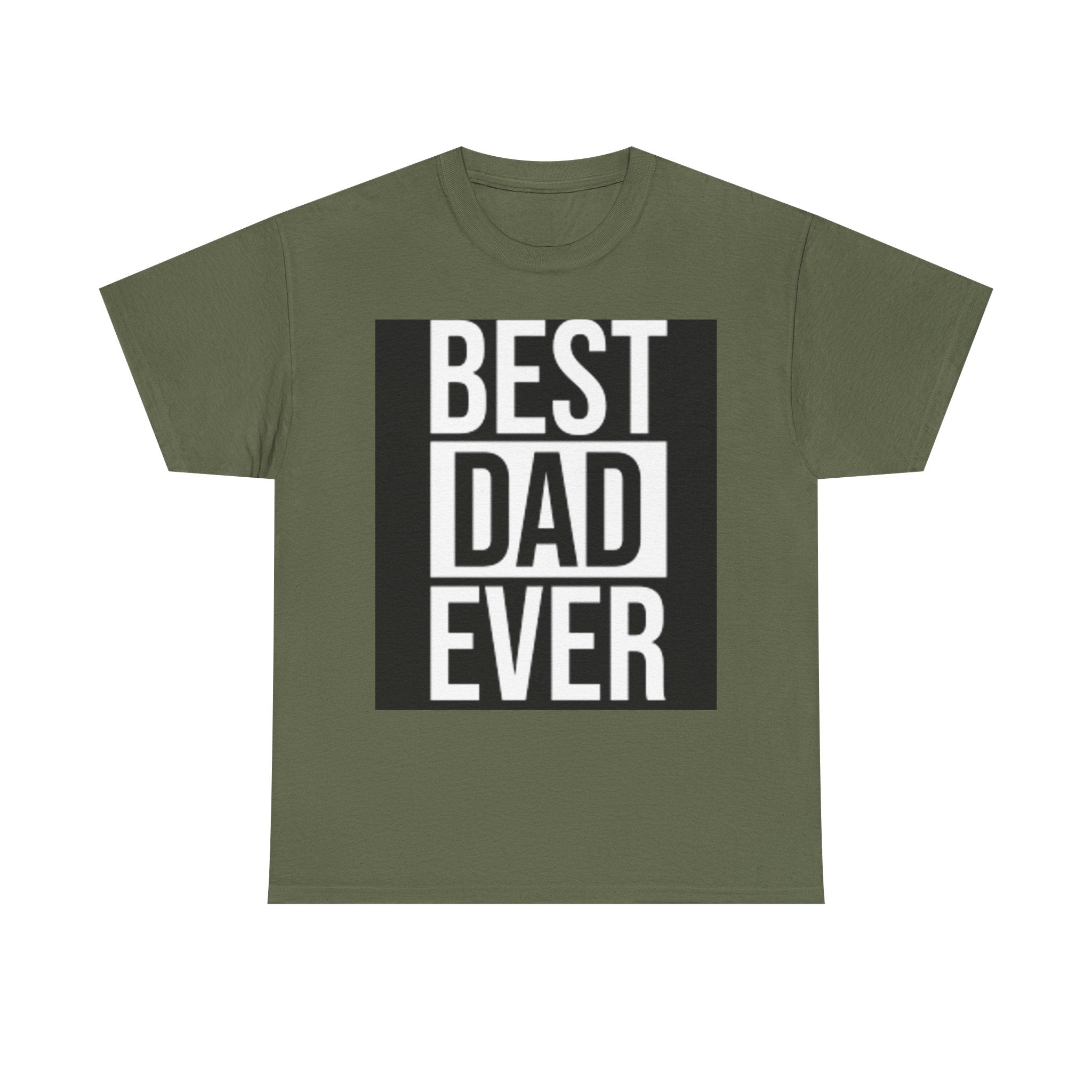 Best Dad Ever T-Shirt | Typography Dad Tee, Father's Day Shirt