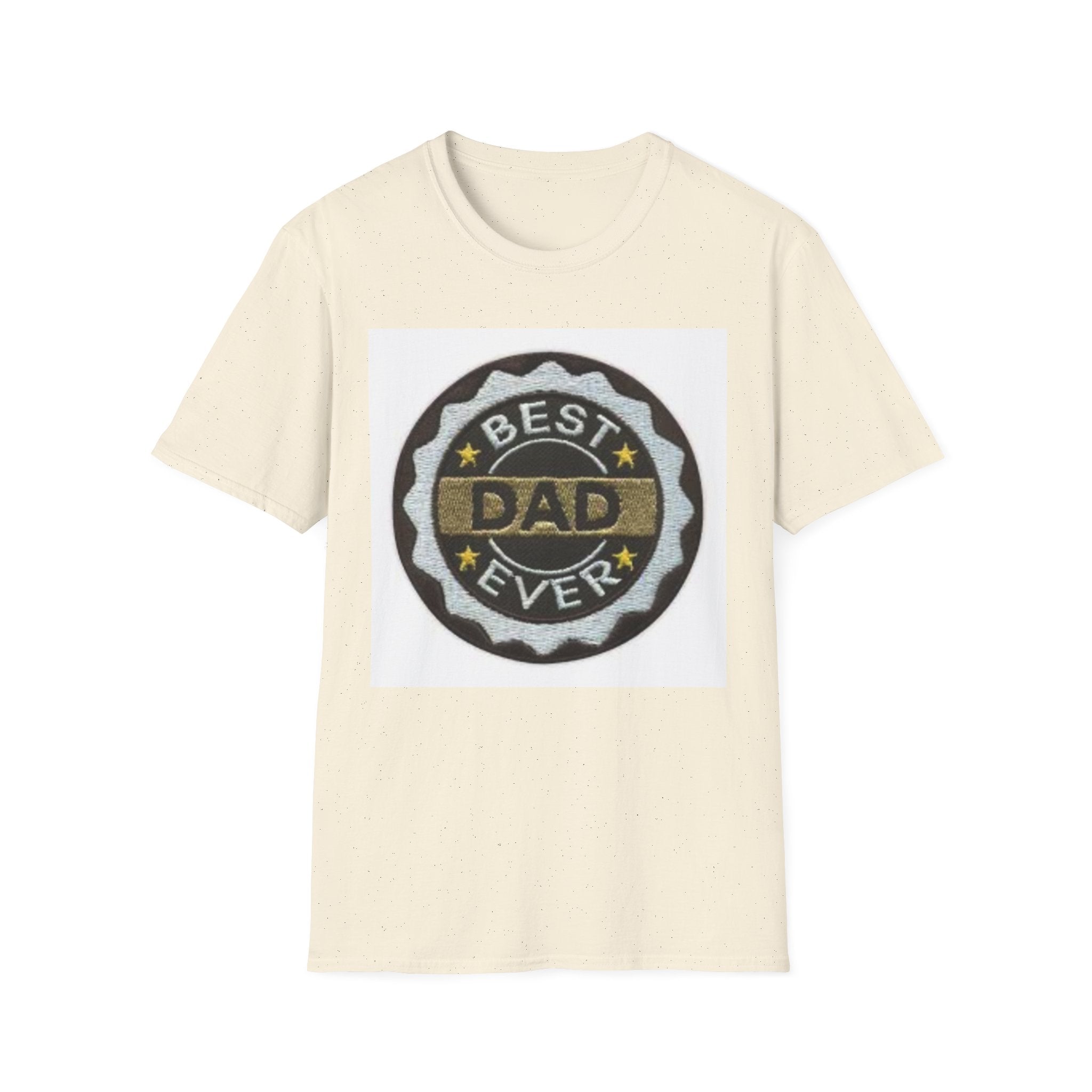 Best Dad Ever Badge T-Shirt | Vintage Medal Father Design