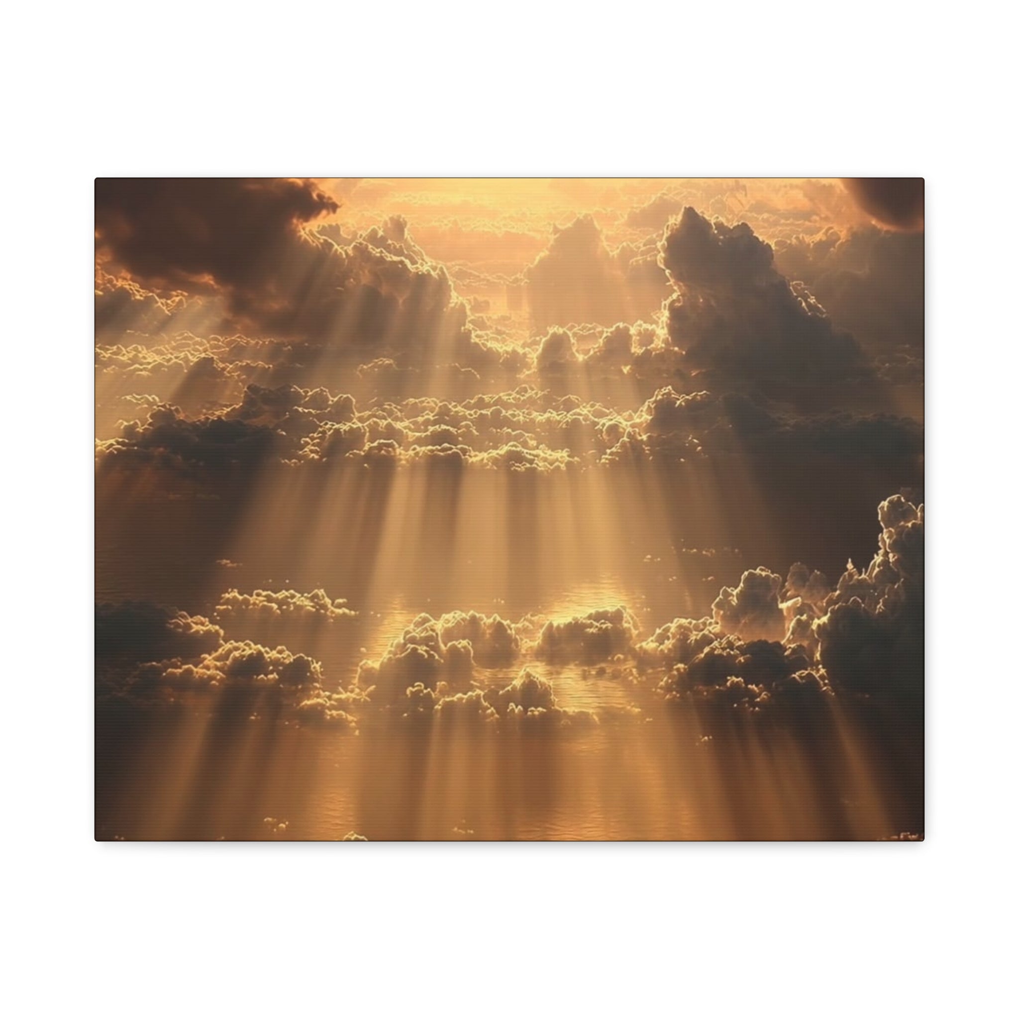 Canvas Sunlight Through Clouds Wall Art