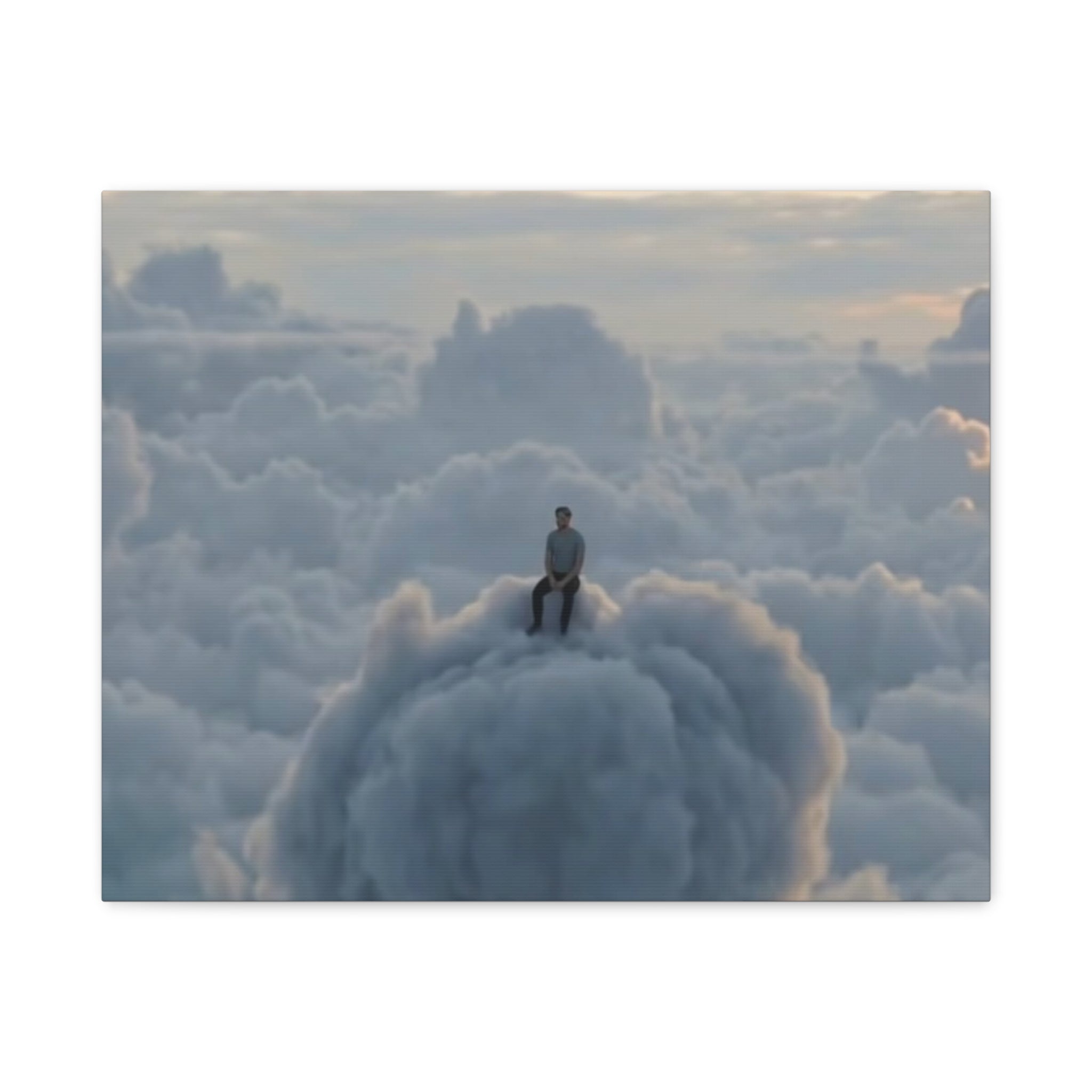 Canvas Silhouette on Cloud Matte