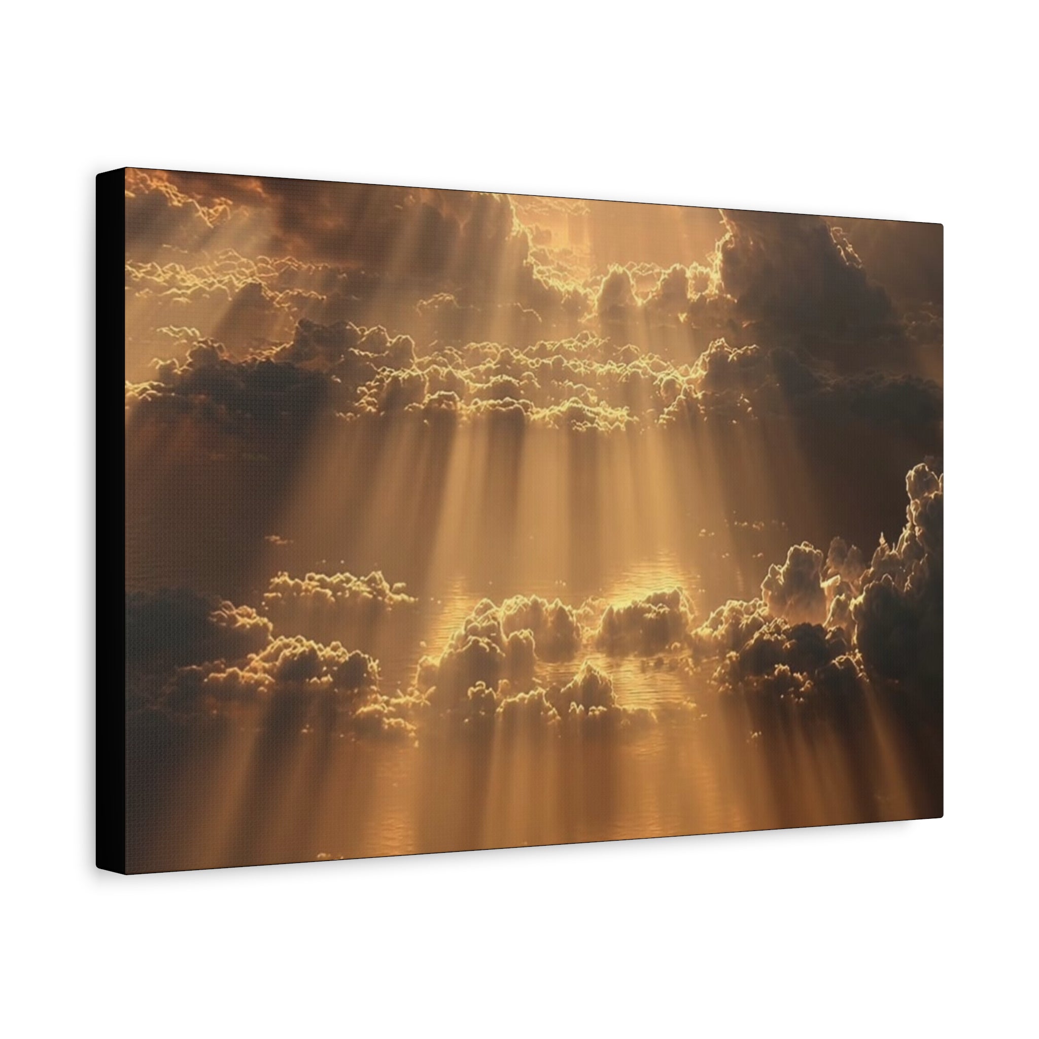 Canvas Sunlight Through Clouds Wall Art