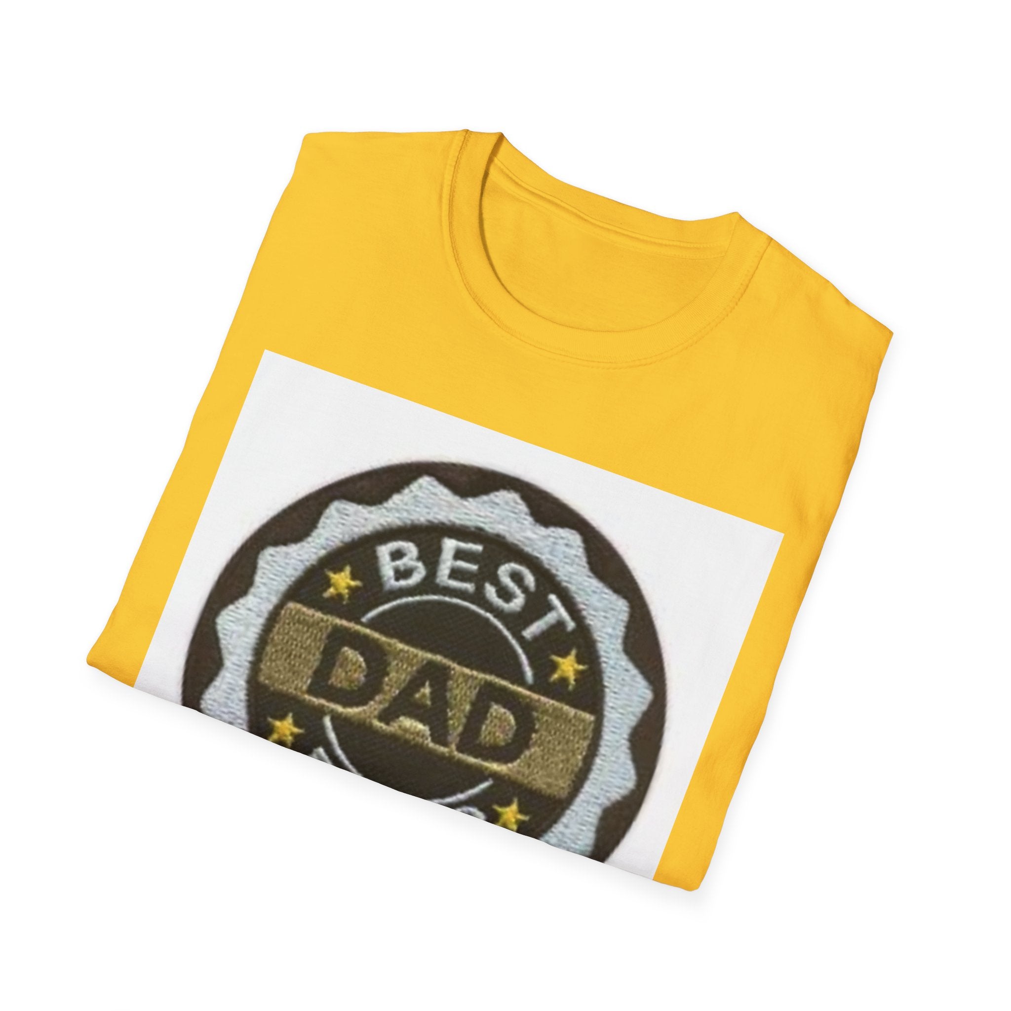 Best Dad Ever Badge T-Shirt | Vintage Medal Father Design