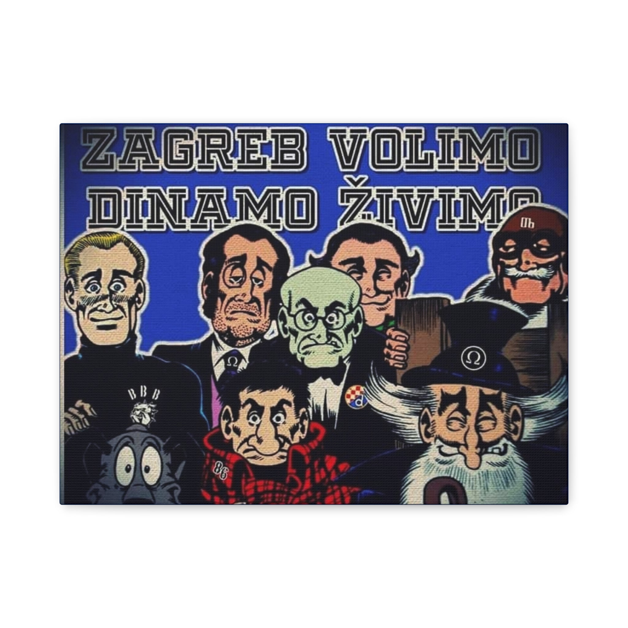 Canvas Zagreb Volimo Dinamo Zivimo