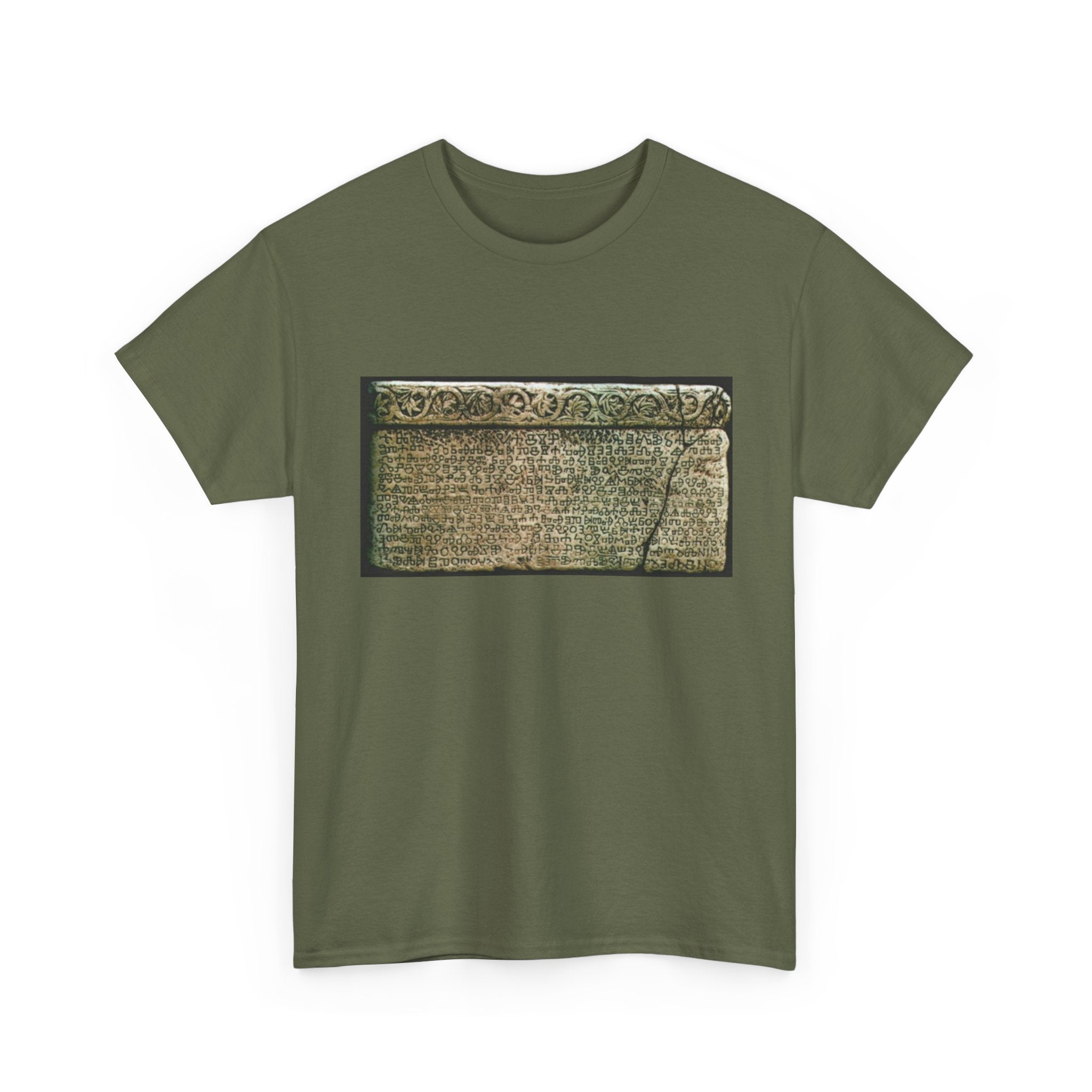 Croatian Honesty Symbol Ancient Tablet Illustration T-Shirt Glagolic
