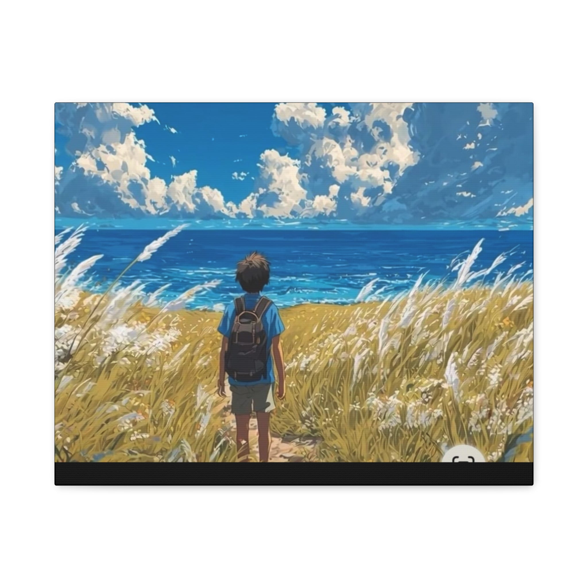 Coastal Journey Matte Canvas Wall Art