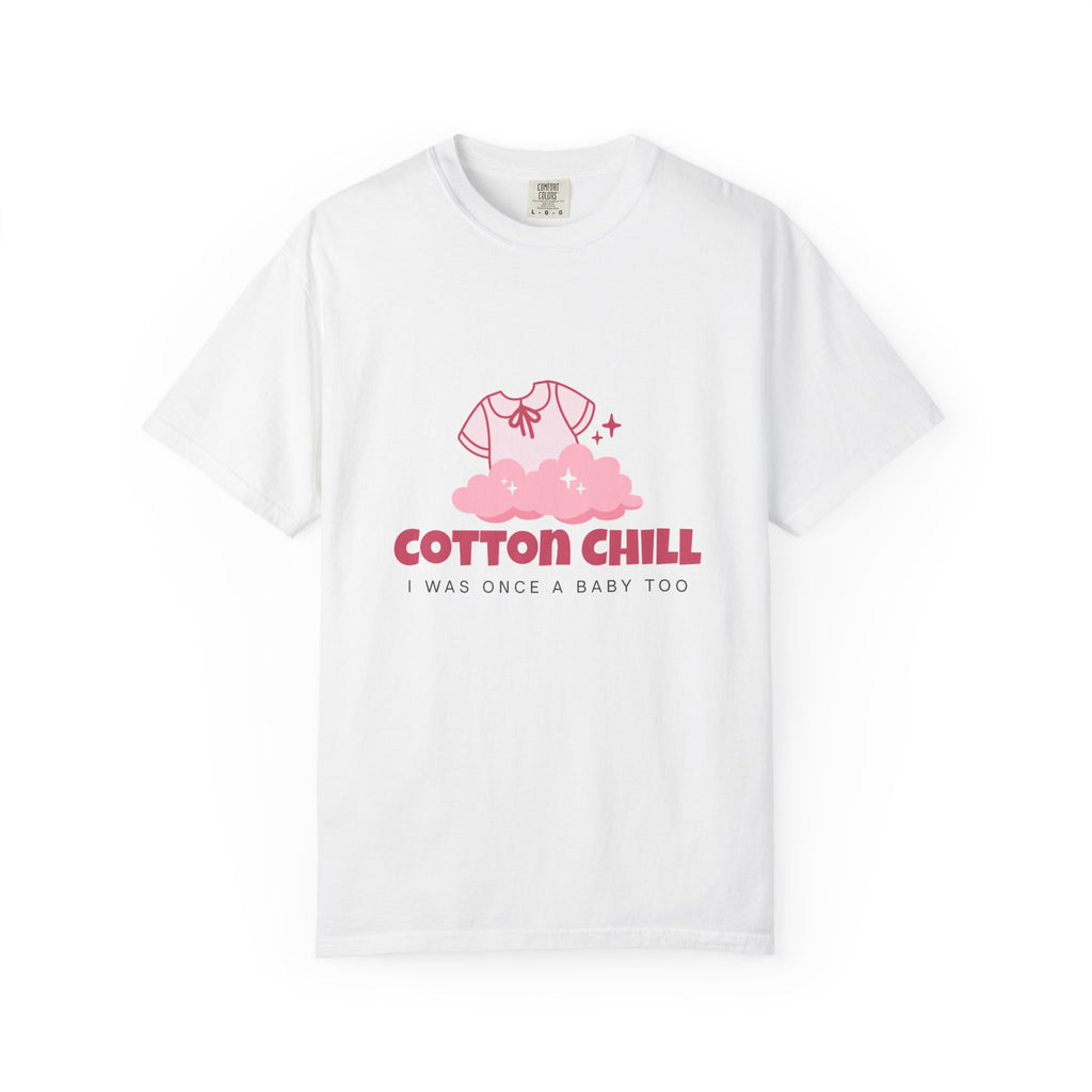 Cotton Chill baby tee T-Shirt | pink cloud onesie graphic