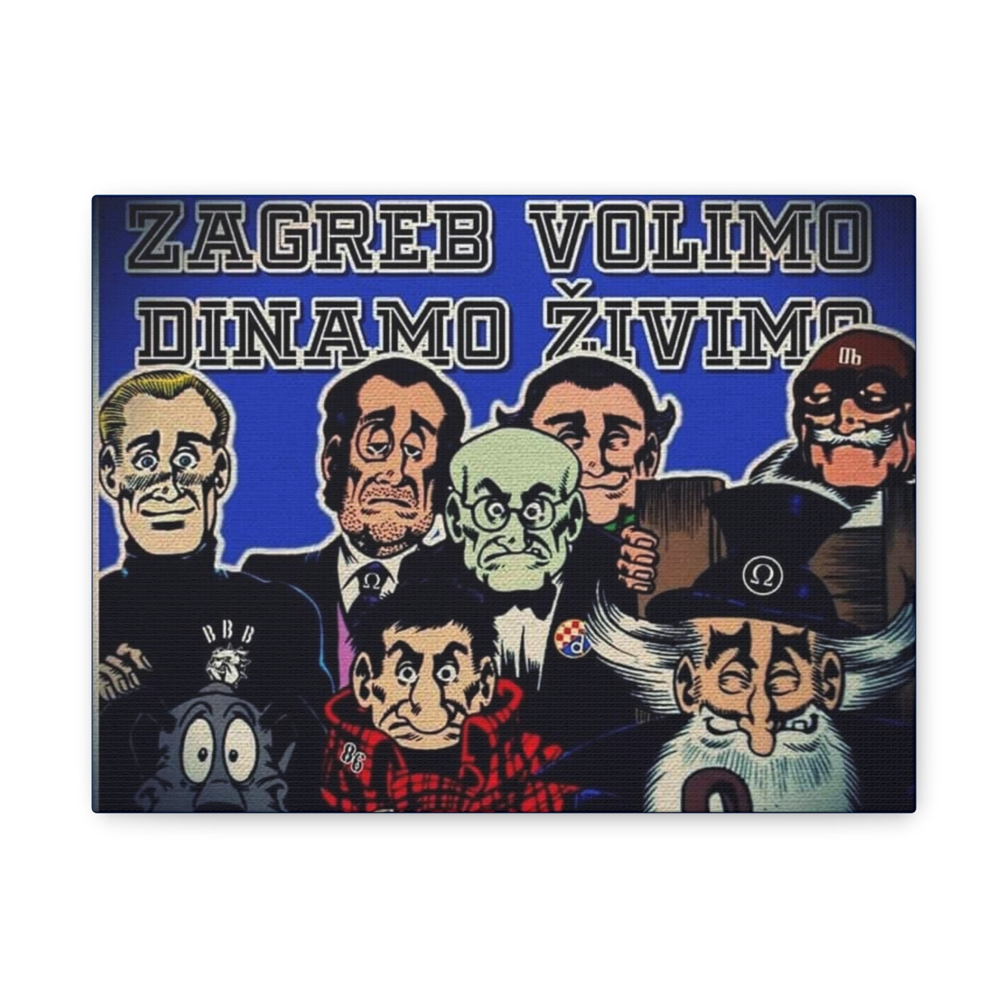 Canvas Zagreb Volimo Dinamo Zivimo