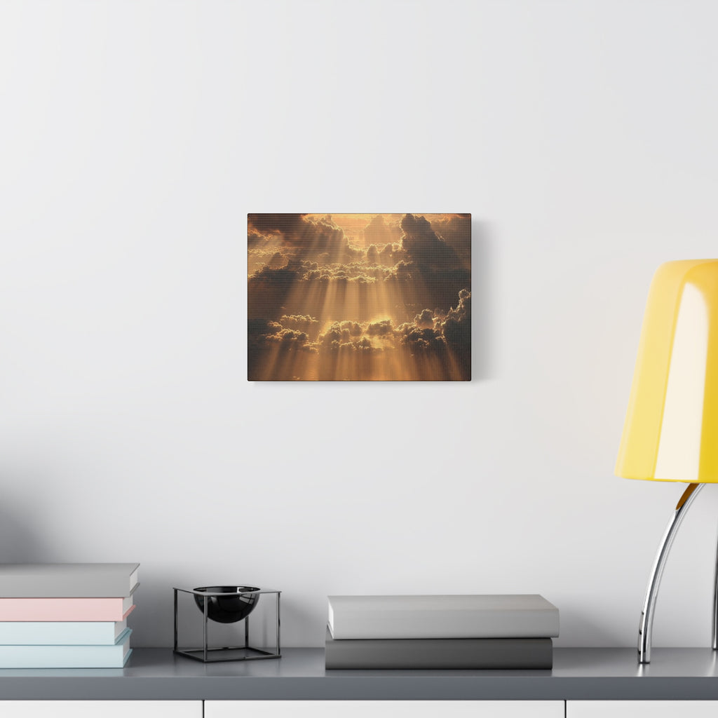 Canvas Sunlight Through Clouds Wall Art