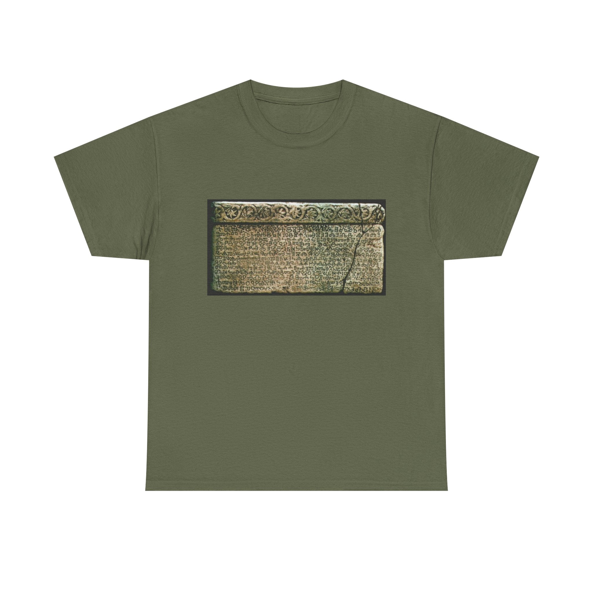 Croatian Honesty Symbol Ancient Tablet Illustration T-Shirt Glagolic
