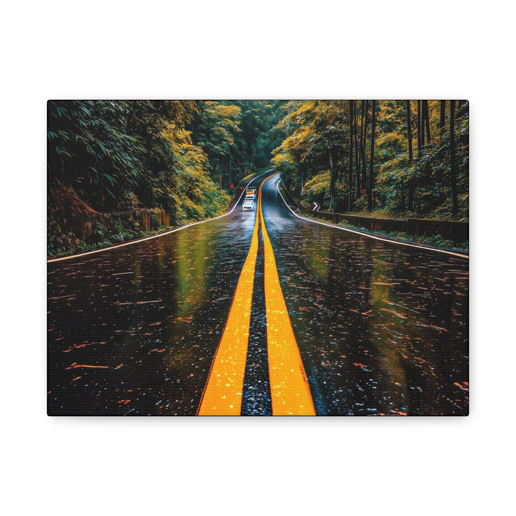 Canvas Sunrise Mountain Reflection Matte