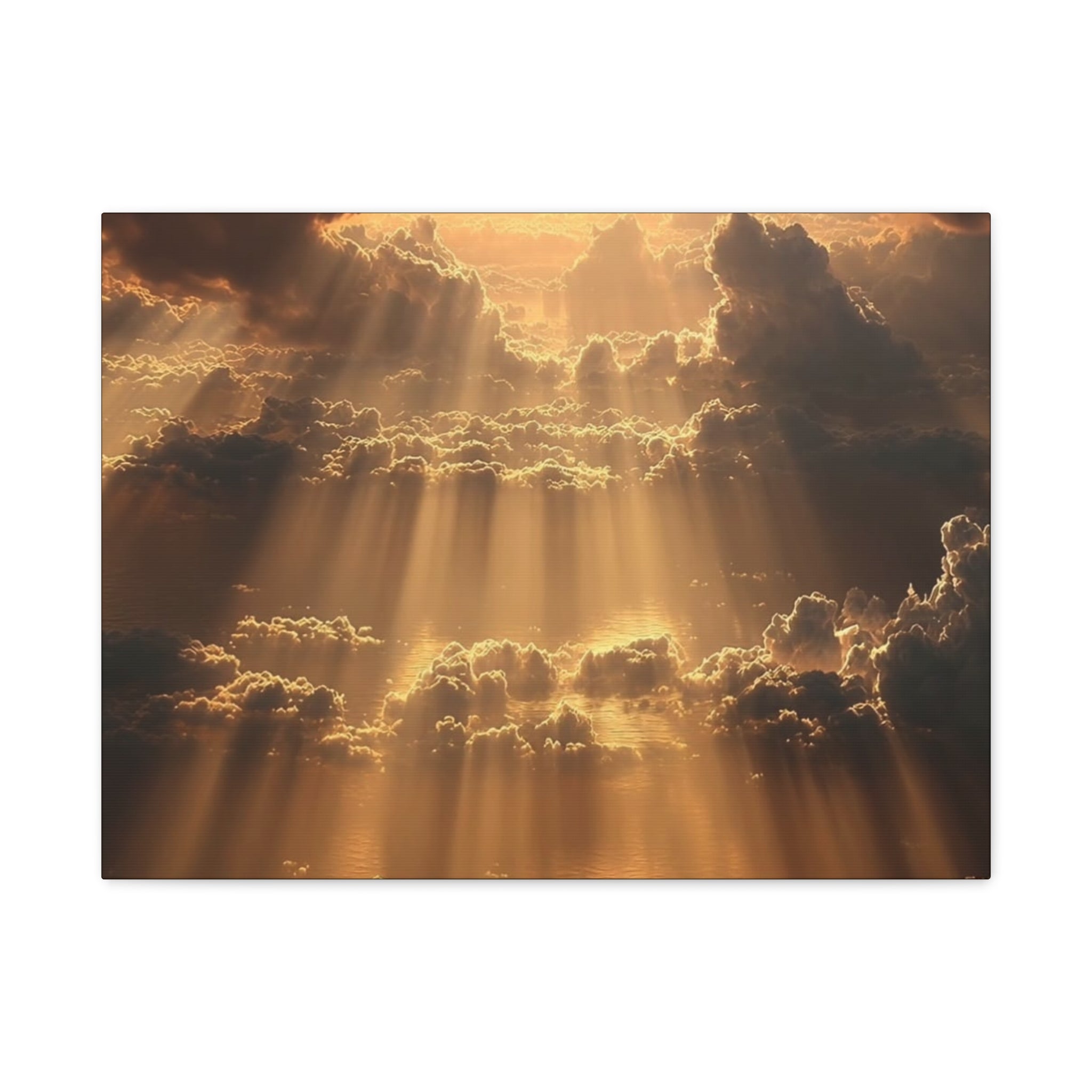 Canvas Sunlight Through Clouds Wall Art