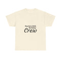 Martin's 50th Birthday Crew T-Shirt | Personalized Birthday Shirt