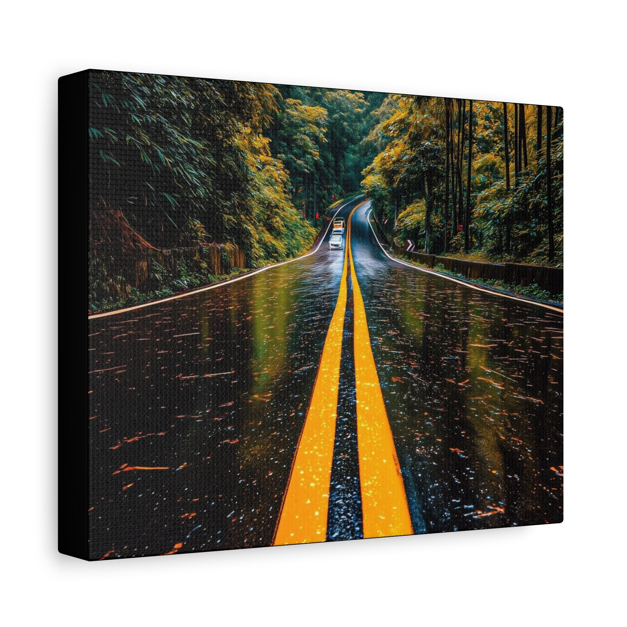 Canvas Sunrise Mountain Reflection Matte