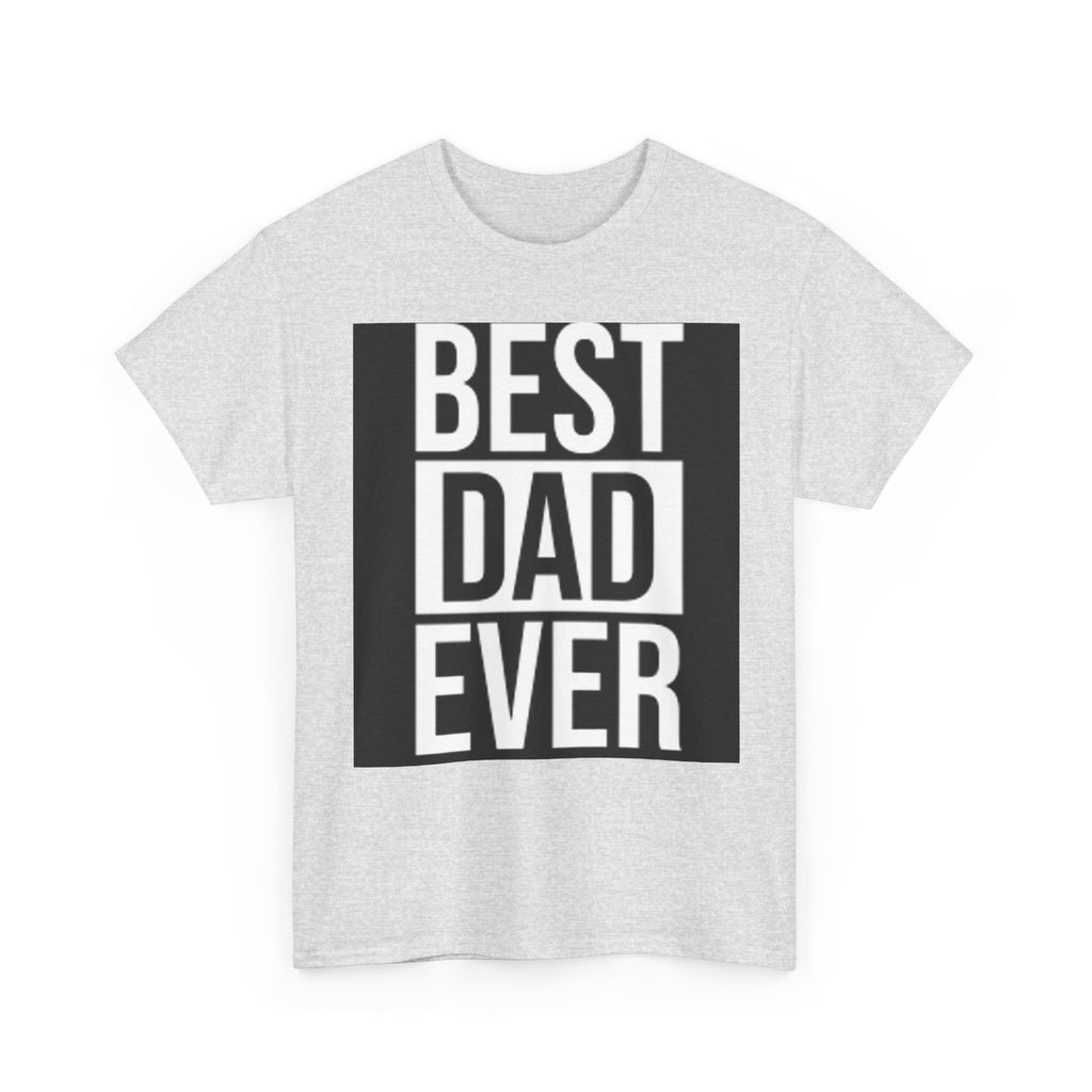 Best Dad Ever T-Shirt | Typography Dad Tee, Father's Day Shirt
