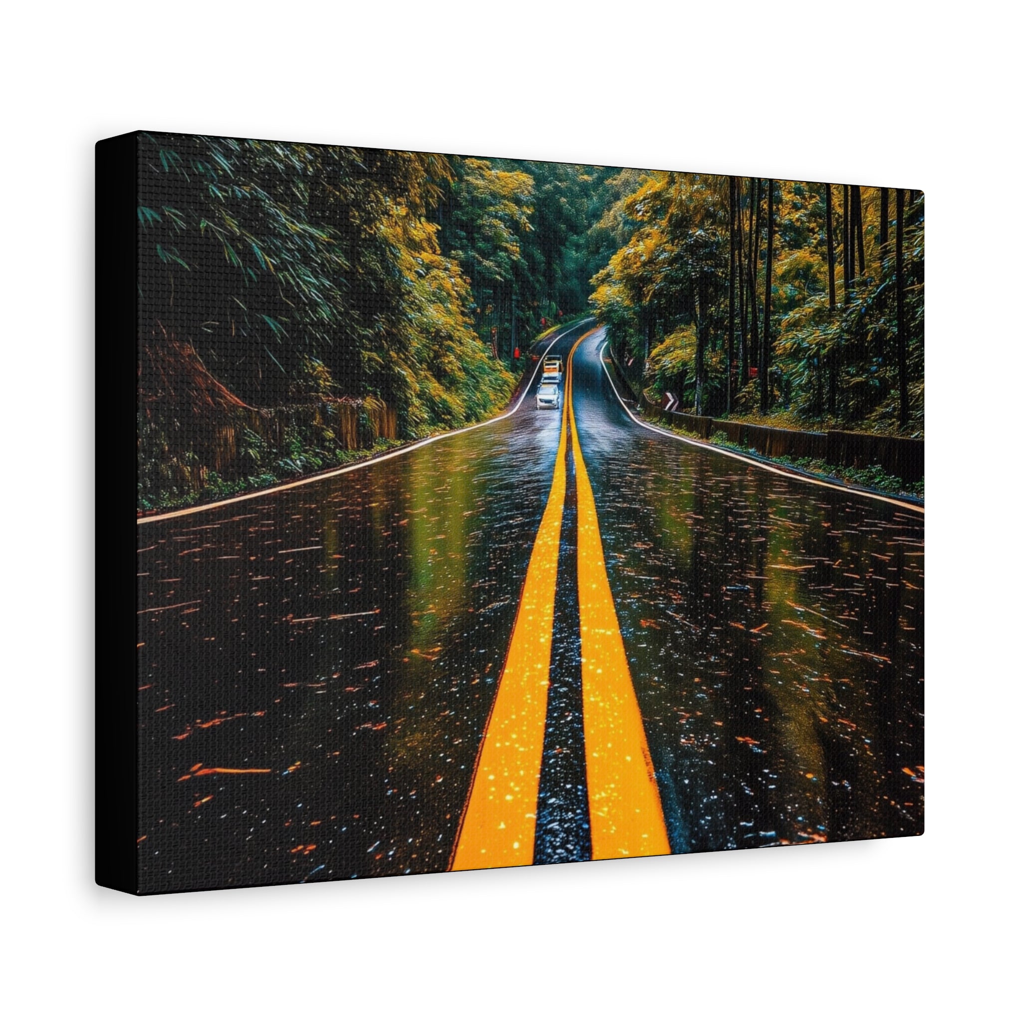 Canvas Sunrise Mountain Reflection Matte