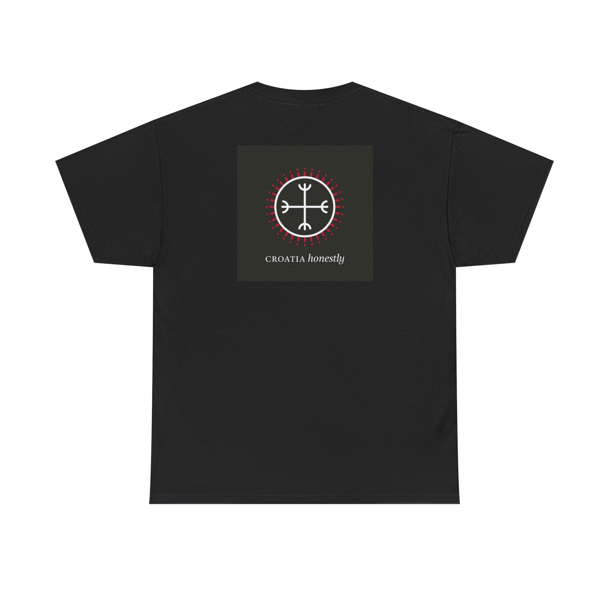 Croatian Honesty Symbol Ancient Tablet Illustration T-Shirt Glagolic