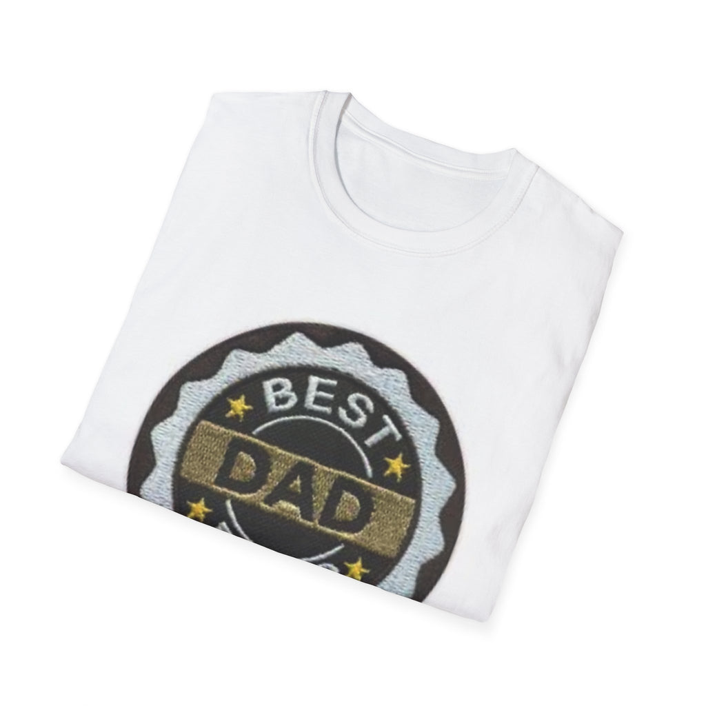 Best Dad Ever Badge T-Shirt | Vintage Medal Father Design