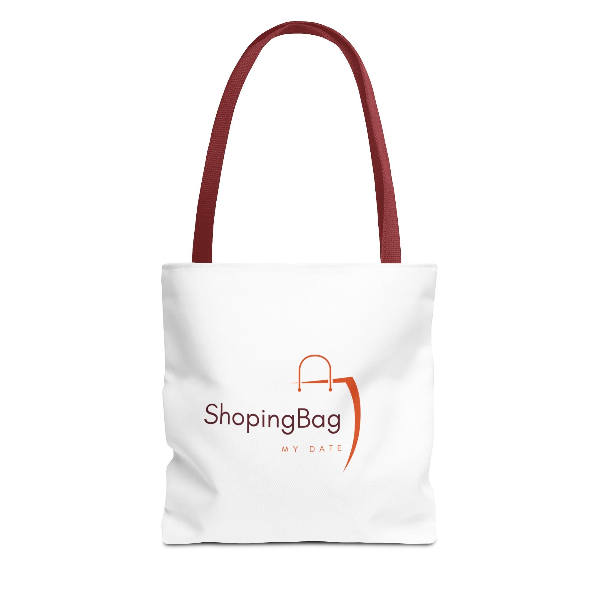 ShoppingBag Logo Tote Bag | Branded AOP Tote, Minimalist Shopping Design