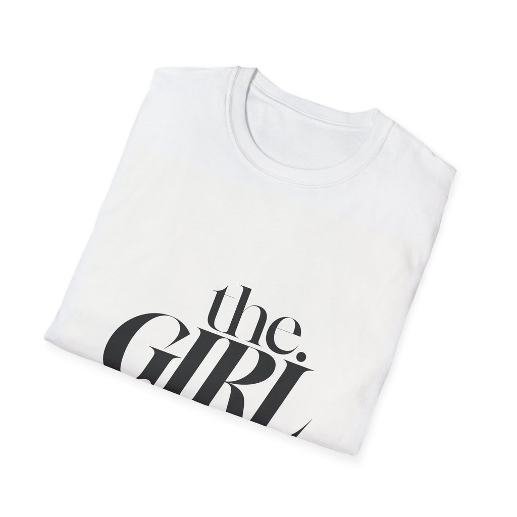 the GIRL T-Shirt | Minimal Serif Text Graphic Tee