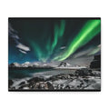Canvas Northern Lights Wall Art Matte Stretched Canvas 1.25"