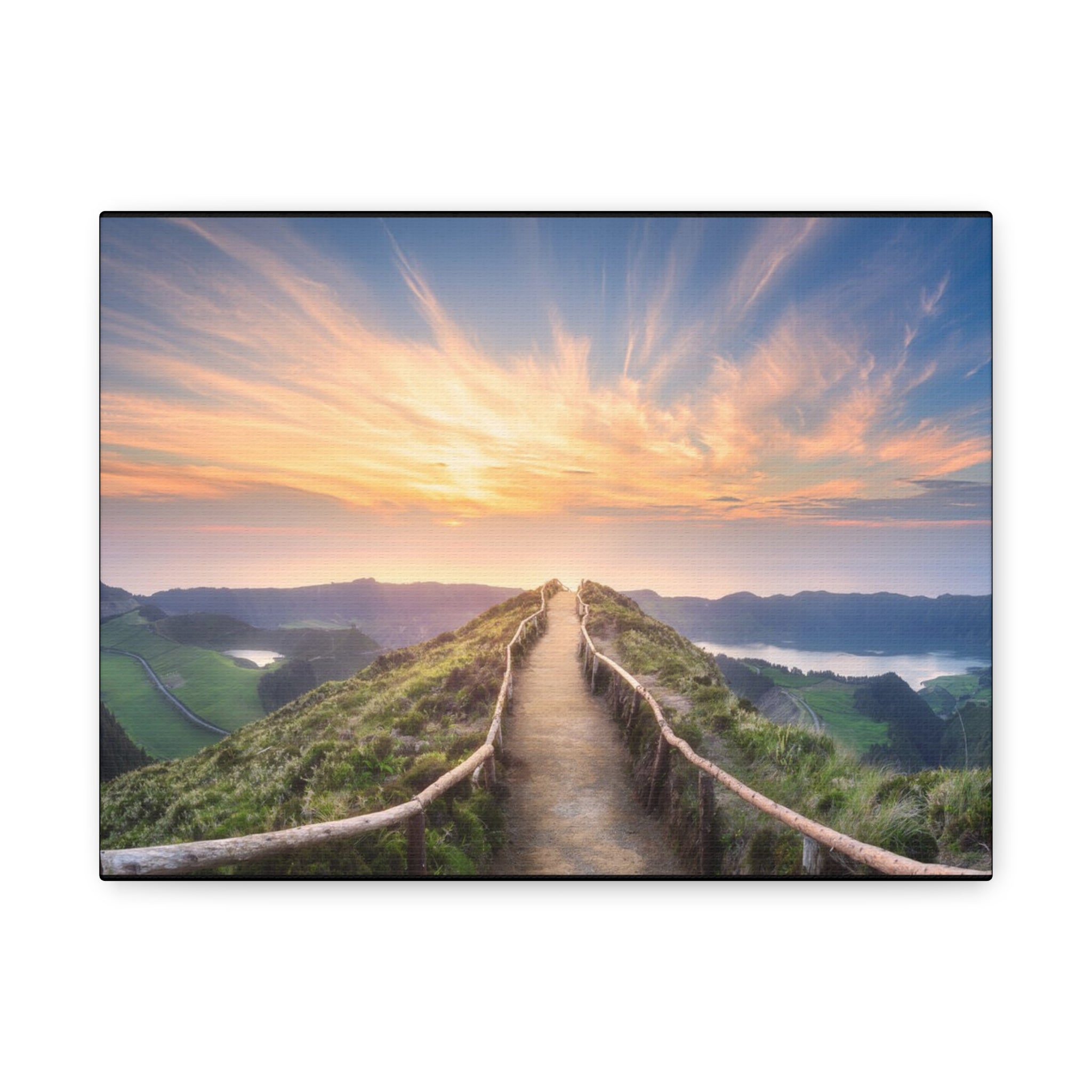 Canvas Sunrise Ridge Path