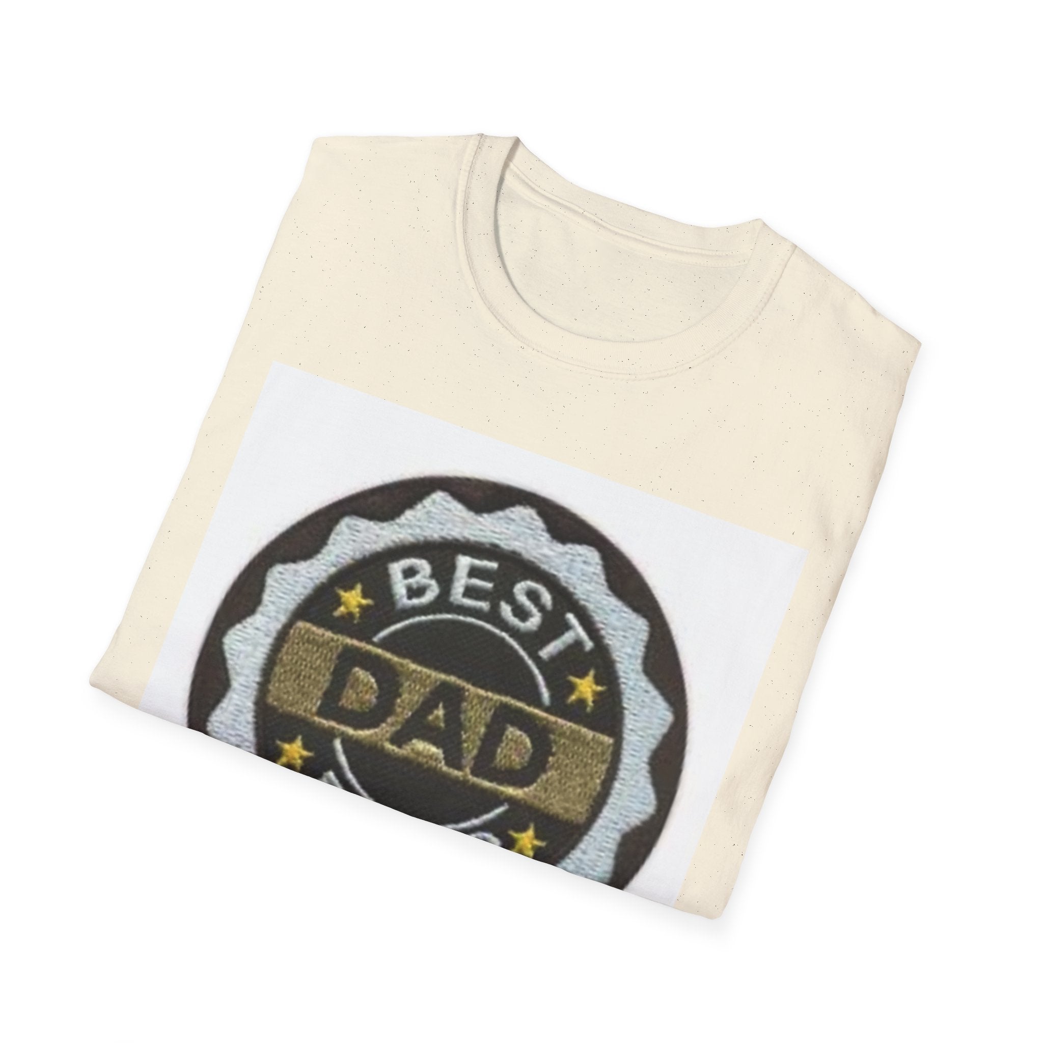 Best Dad Ever Badge T-Shirt | Vintage Medal Father Design