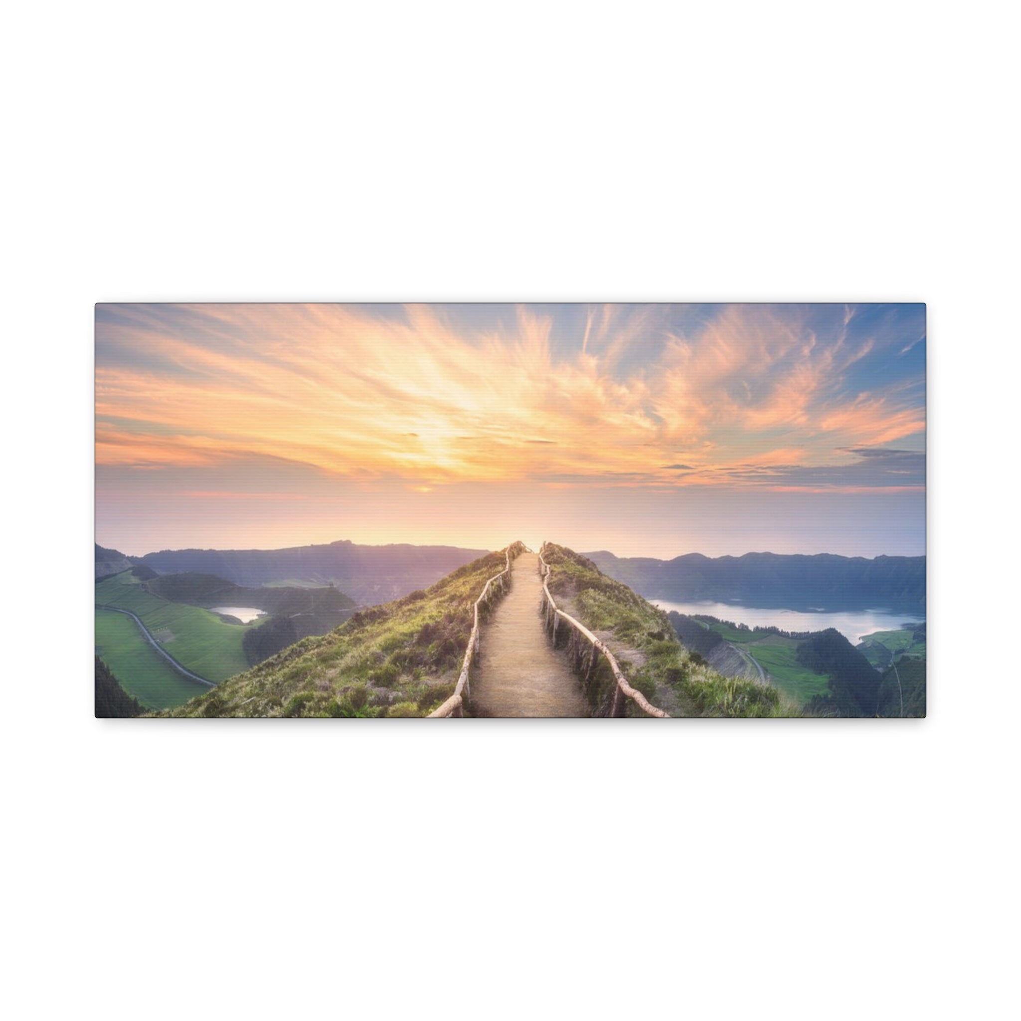 Canvas Sunrise Ridge Path