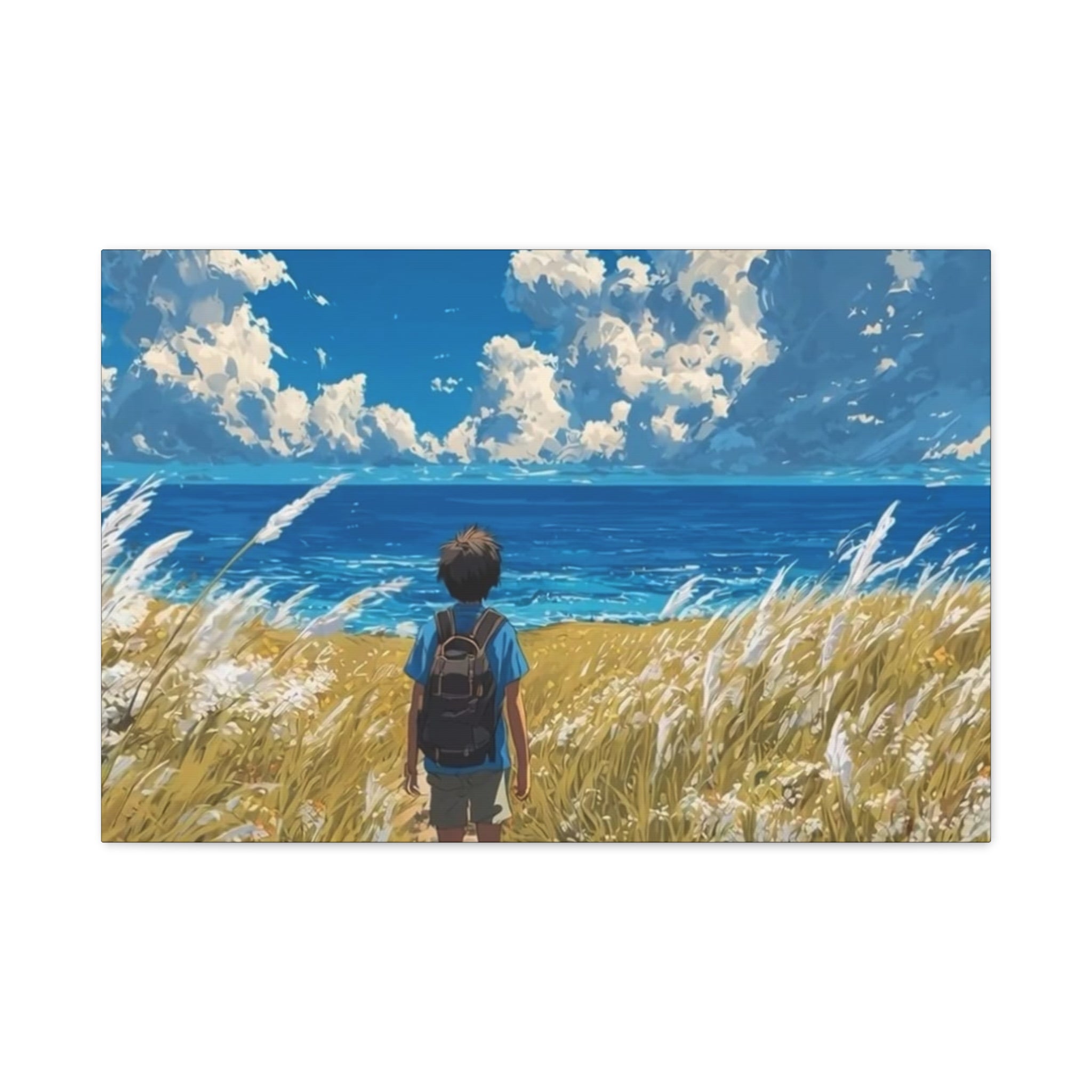Coastal Journey Matte Canvas Wall Art