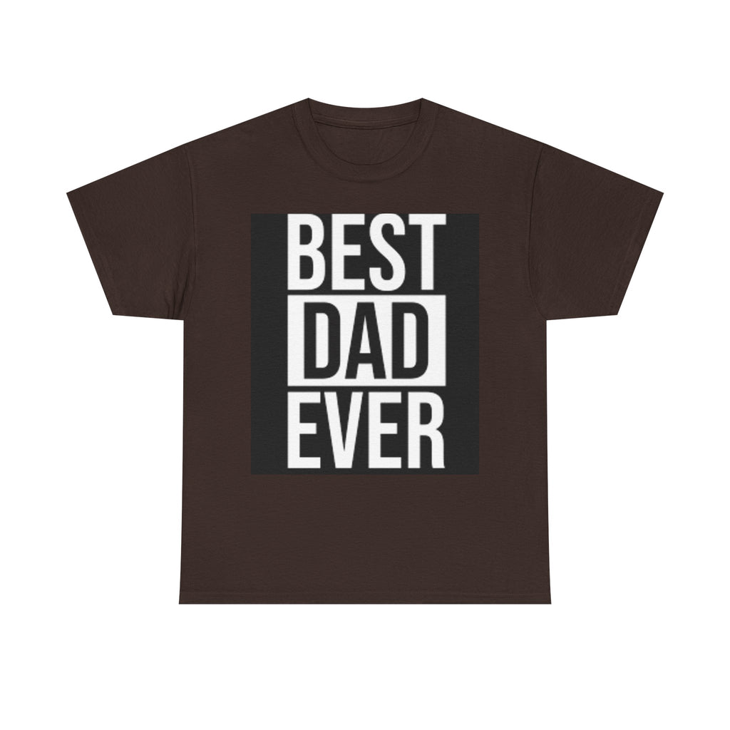 Best Dad Ever T-Shirt | Typography Dad Tee, Father's Day Shirt
