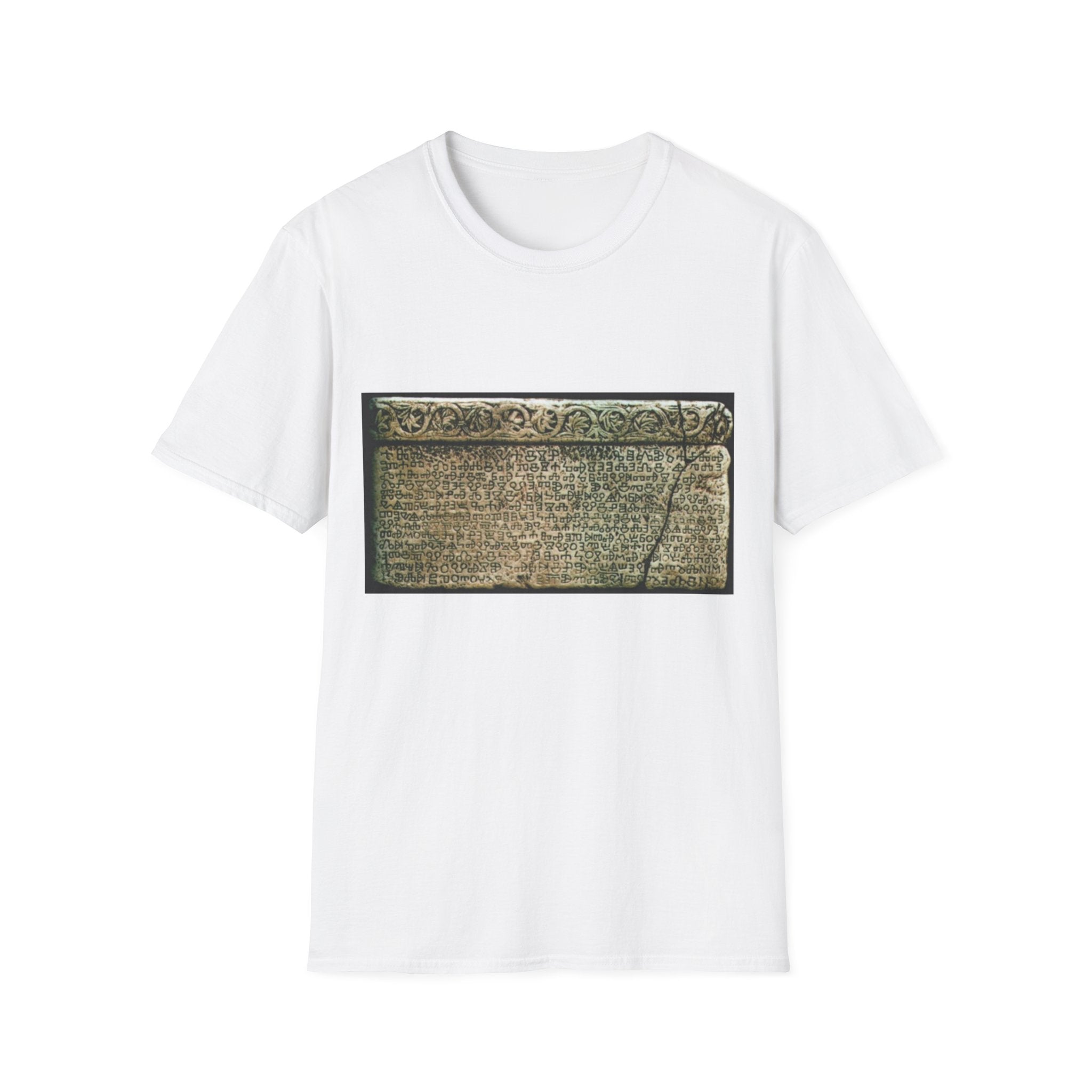 Inscribed Stone Tablet T-Shirt | Ancient Script Graphic Tee