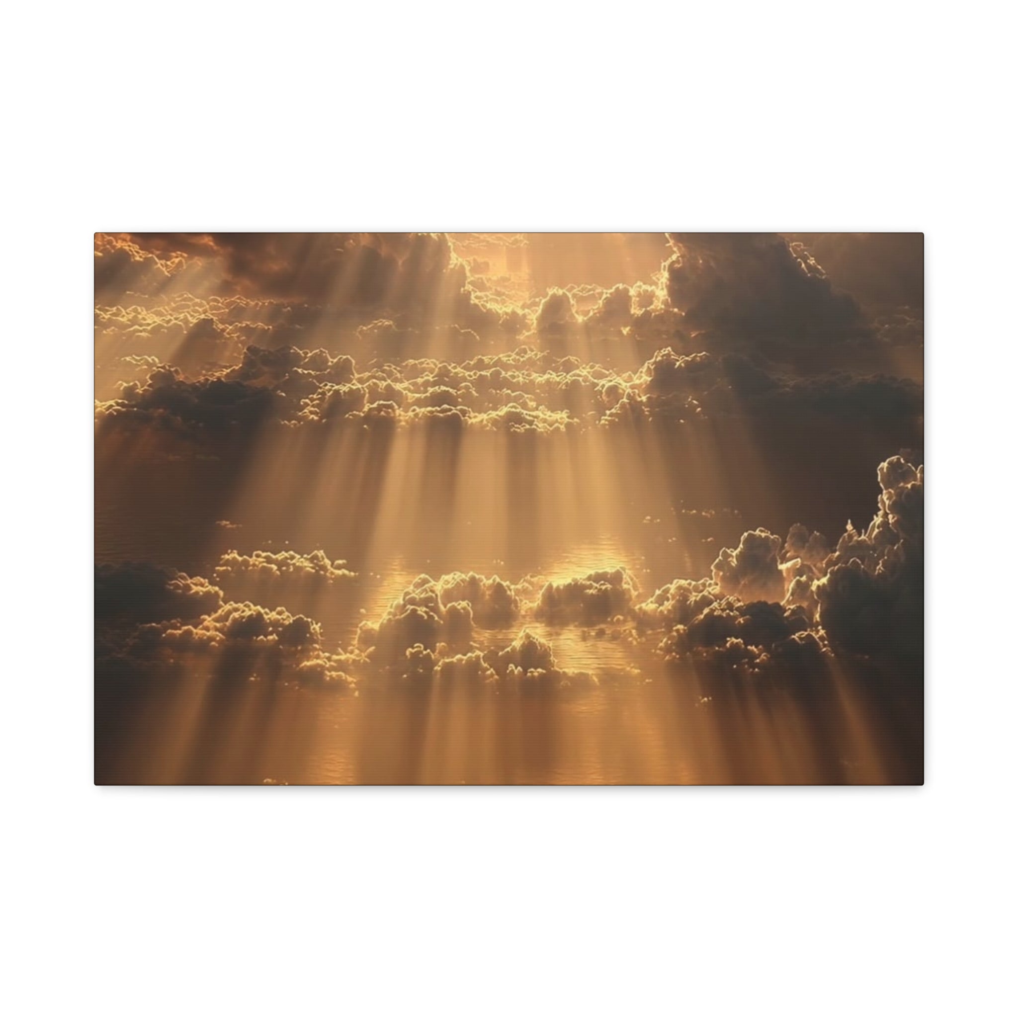 Canvas Sunlight Through Clouds Wall Art