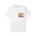 Bit Me Cookie graphic T-Shirt | Bite Me cookie design, retro brown text
