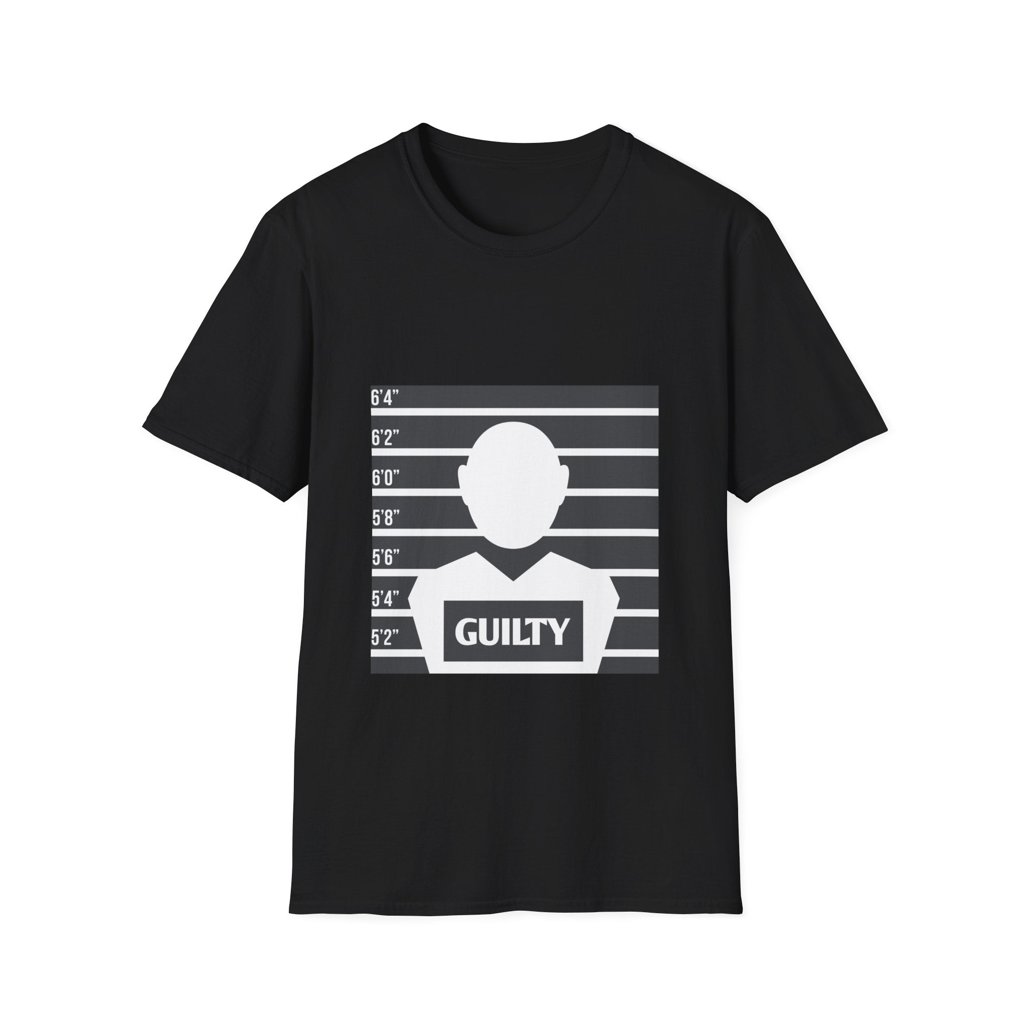 Mugshot Guilty Shirt T-Shirt | Criminal Lineup Graphic Tee