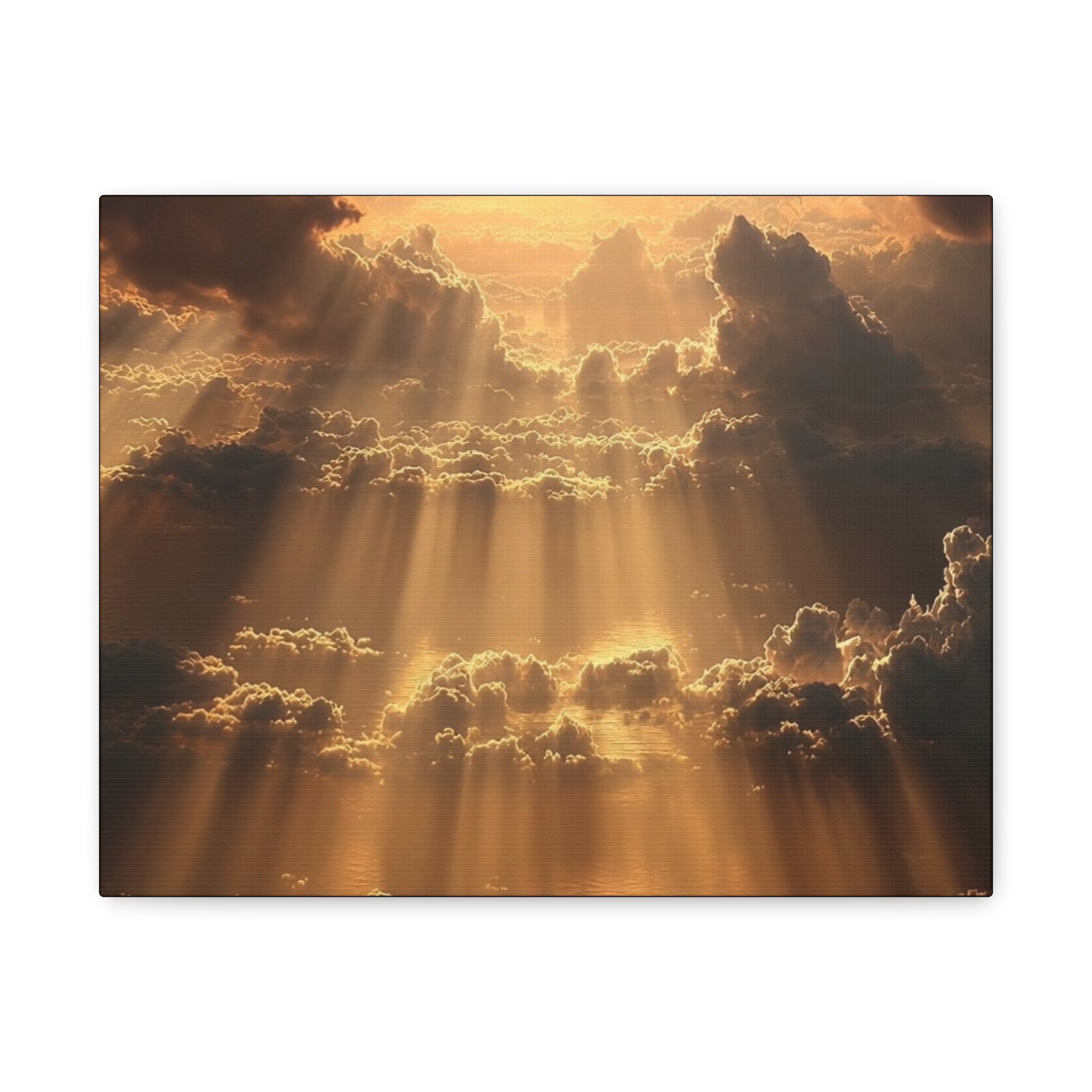 Canvas Sunlight Through Clouds Wall Art