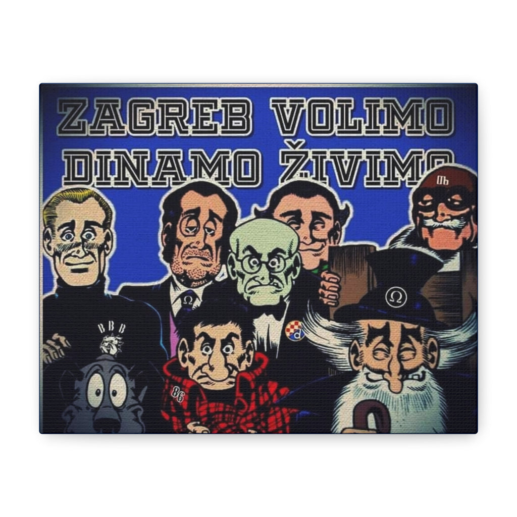 Canvas Zagreb Volimo Dinamo Zivimo