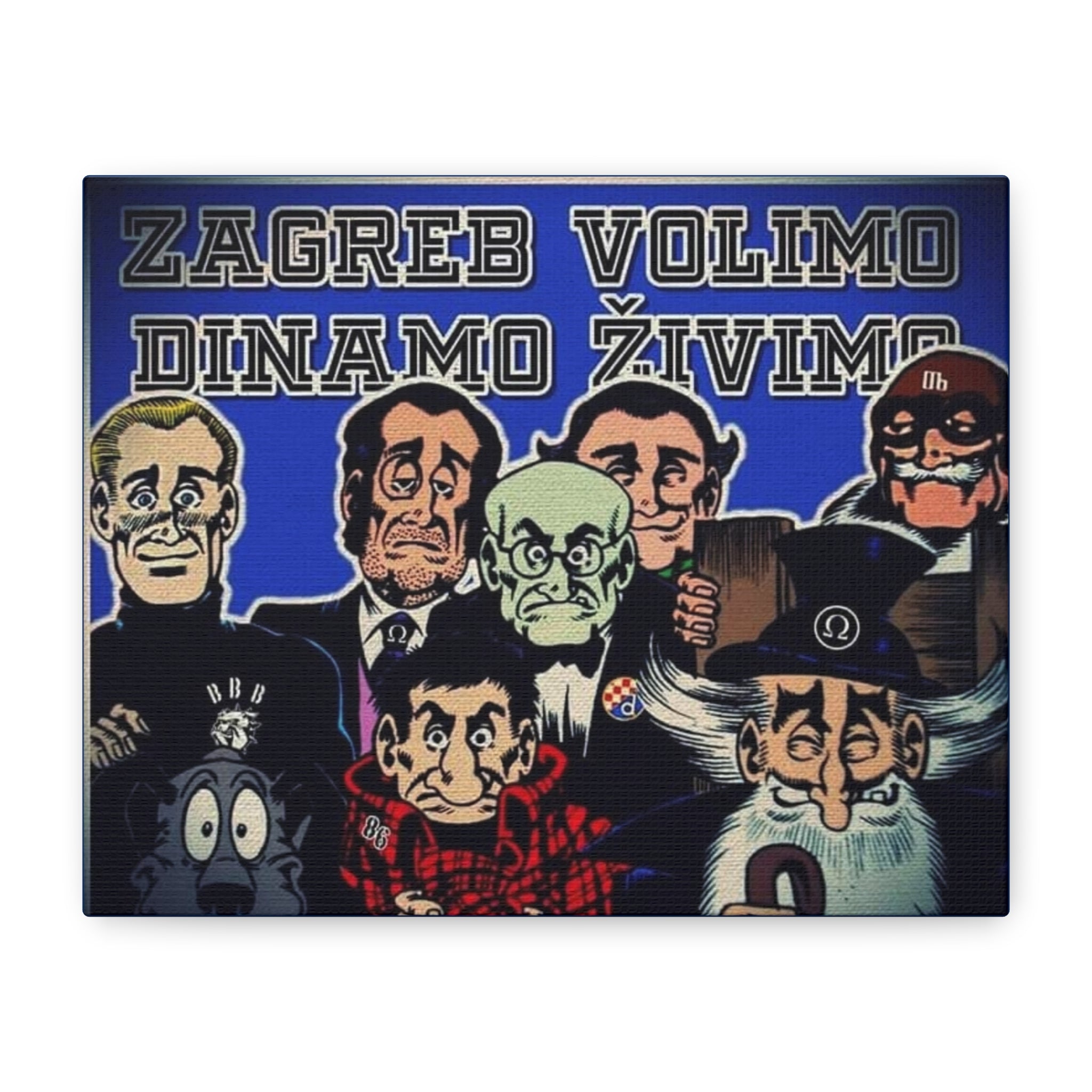 Canvas Zagreb Volimo Dinamo Zivimo