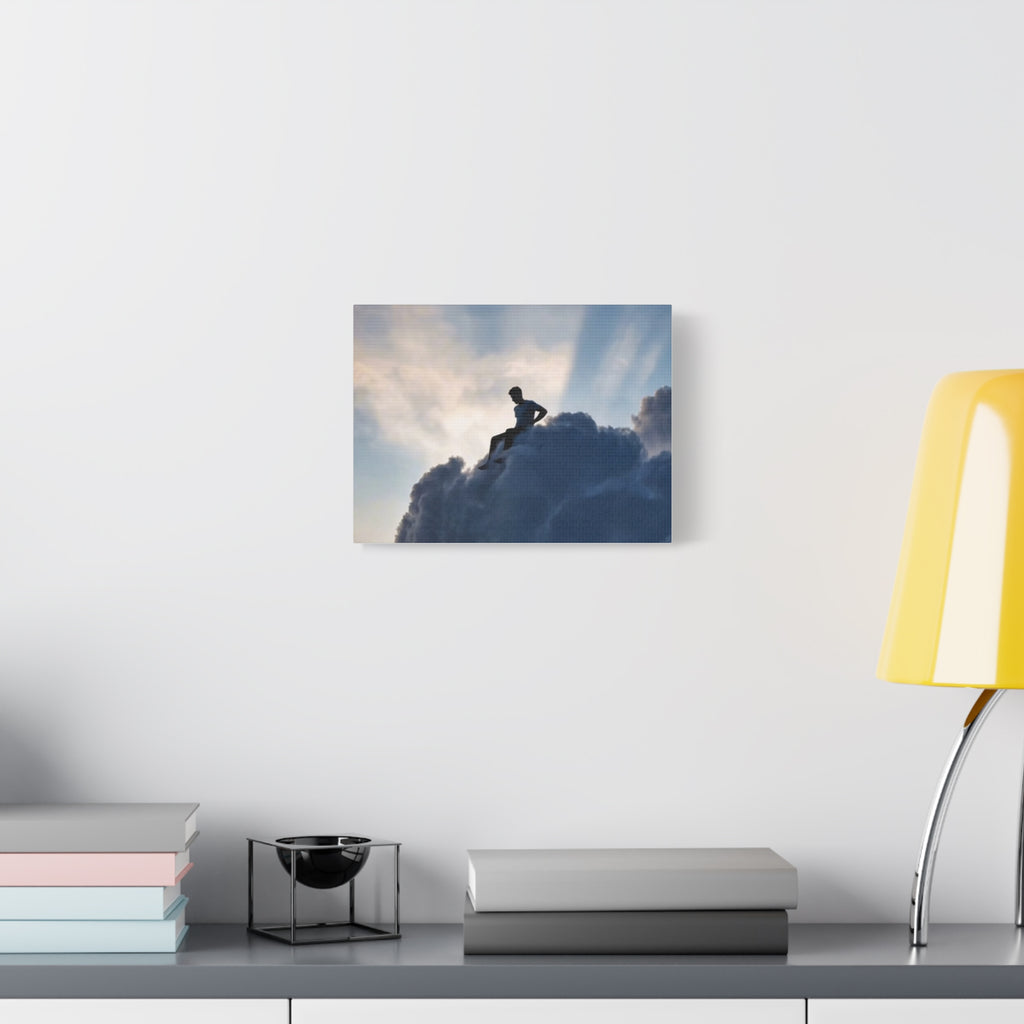 Canvas Silhouette on Cloud