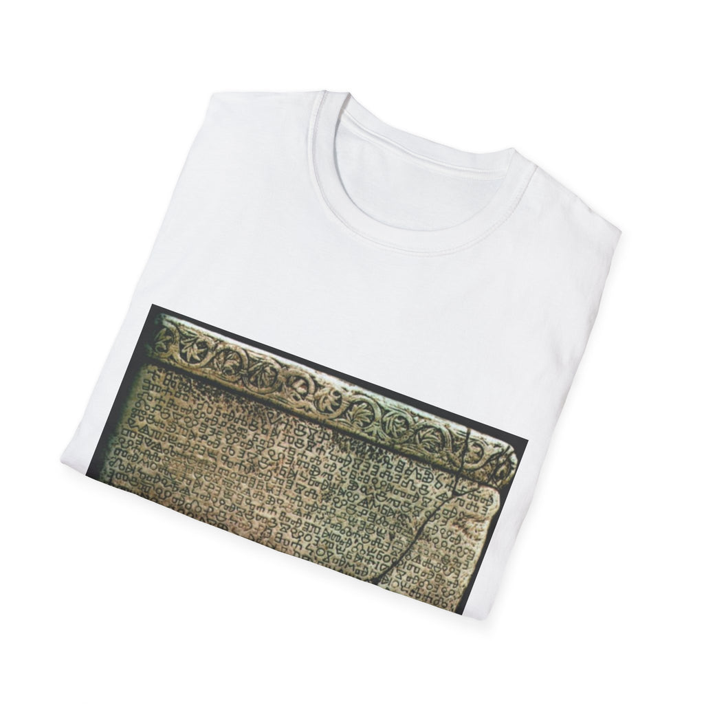 Inscribed Stone Tablet T-Shirt | Ancient Script Graphic Tee