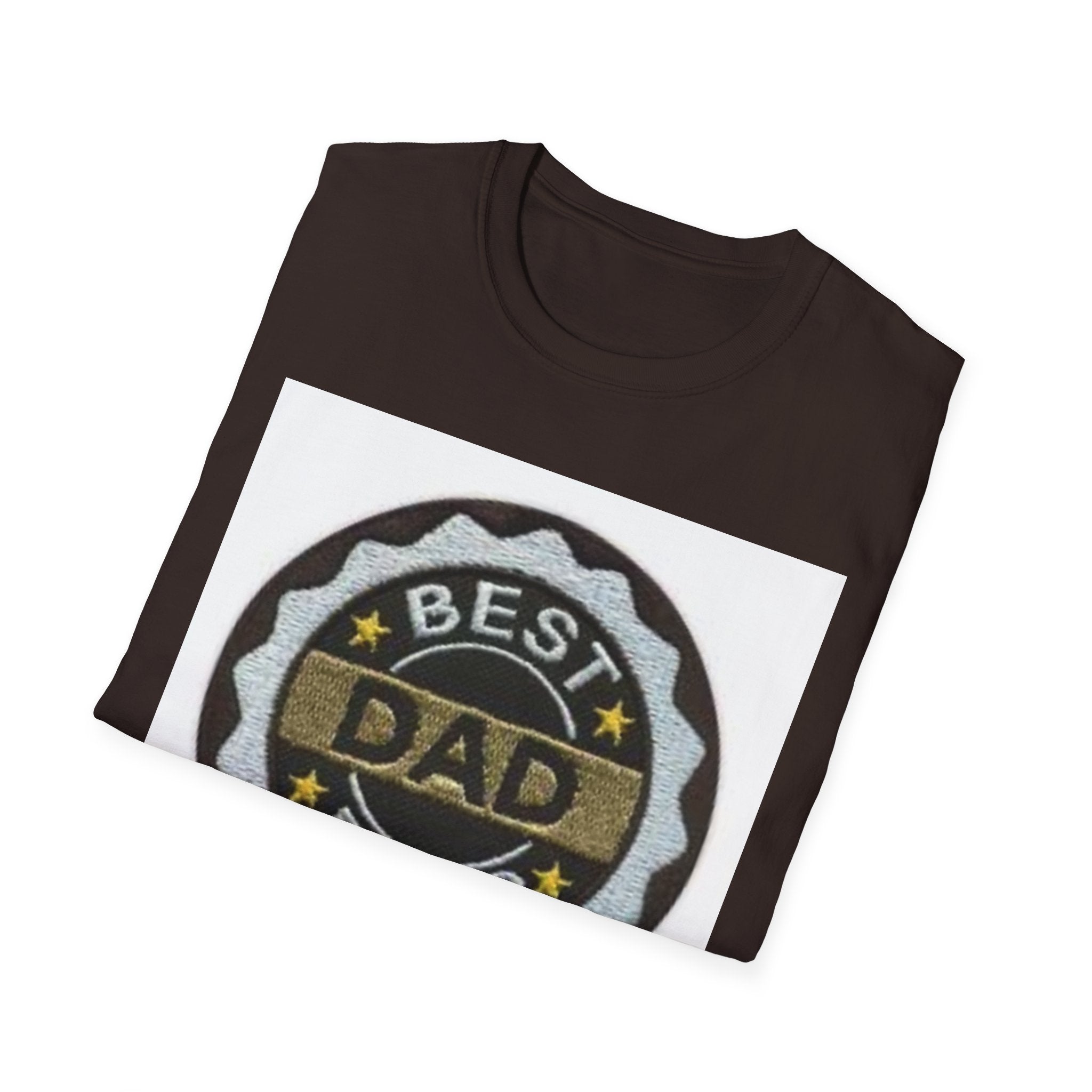 Best Dad Ever Badge T-Shirt | Vintage Medal Father Design