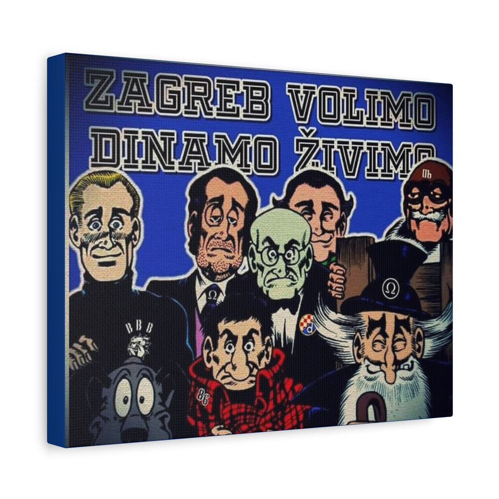 Canvas Zagreb Volimo Dinamo Zivimo
