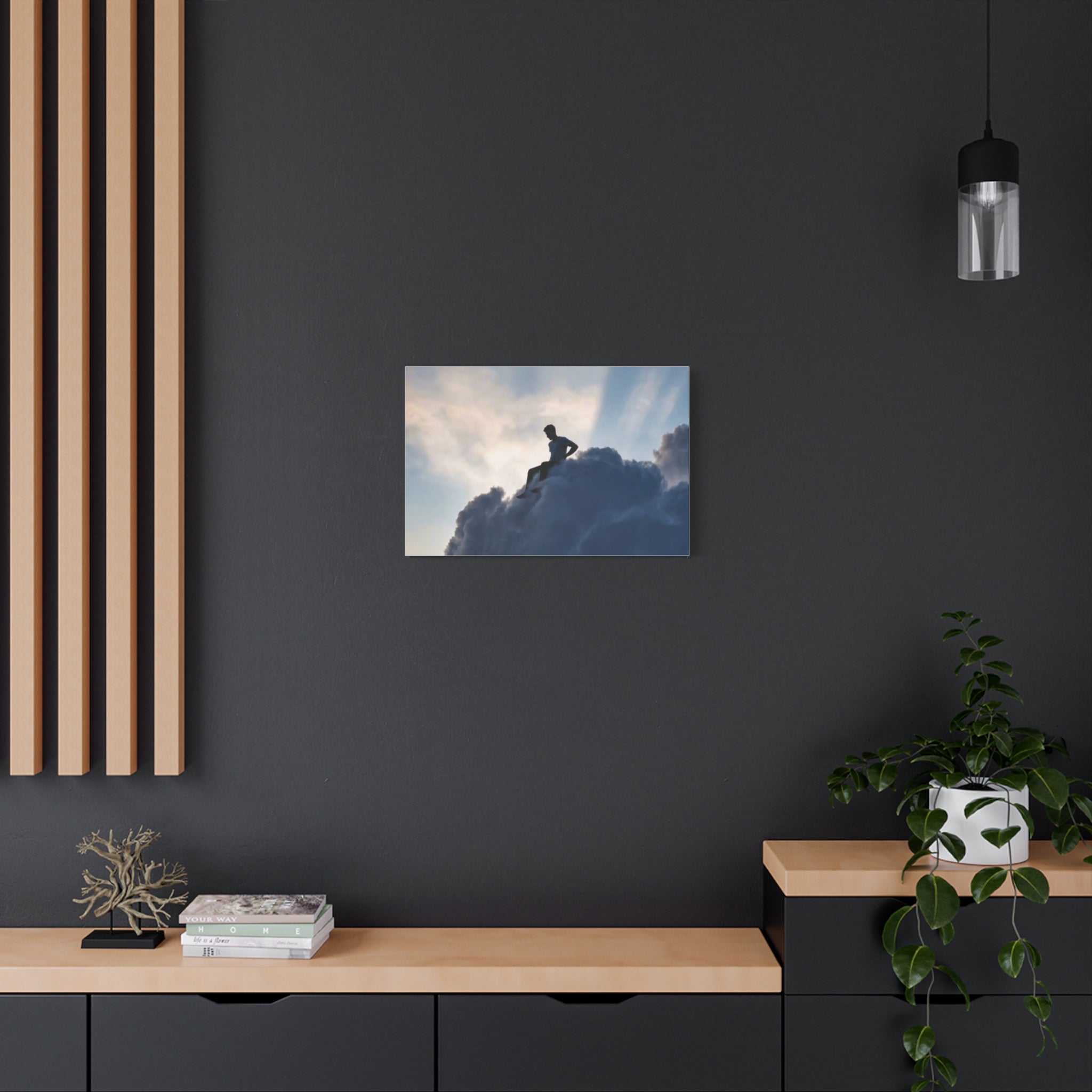 Canvas Silhouette on Cloud