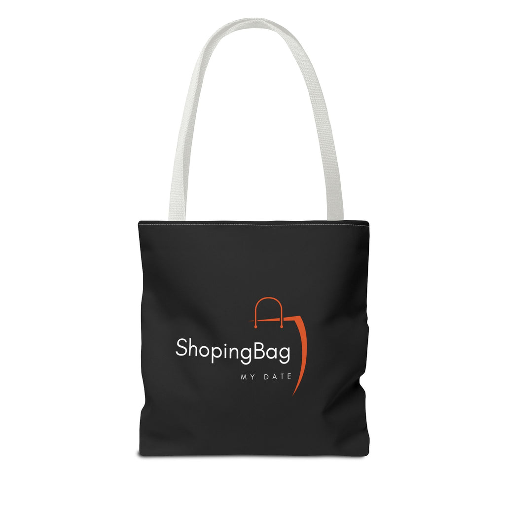 ShoppingBag logo tote bag | Black printed tote