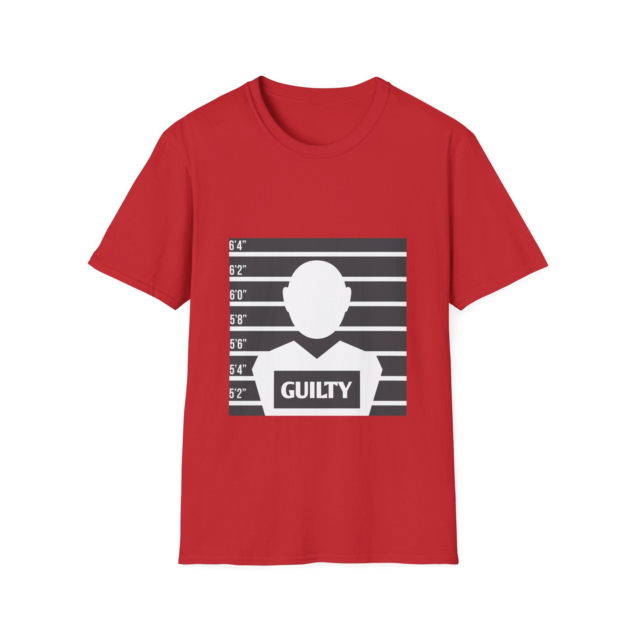 Mugshot Guilty Shirt T-Shirt | Criminal Lineup Graphic Tee