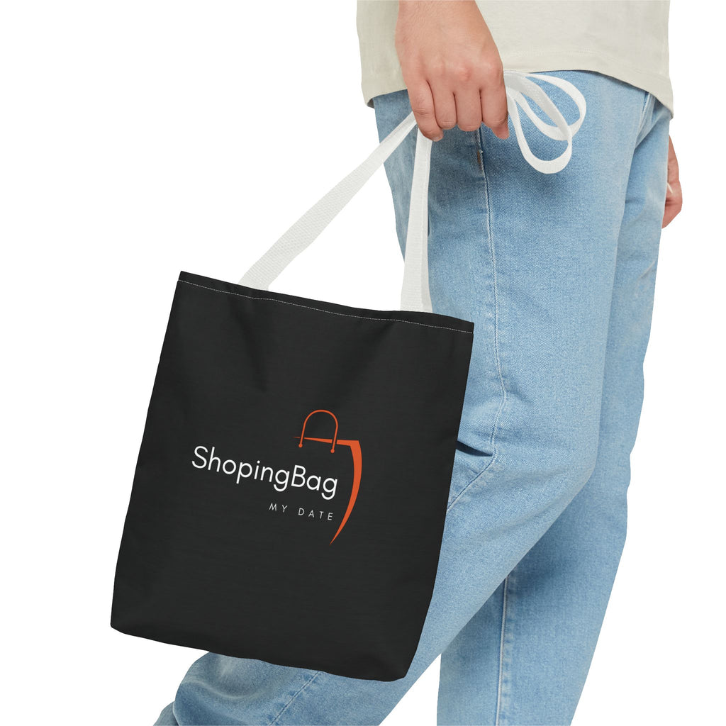 ShoppingBag logo tote bag | Black printed tote