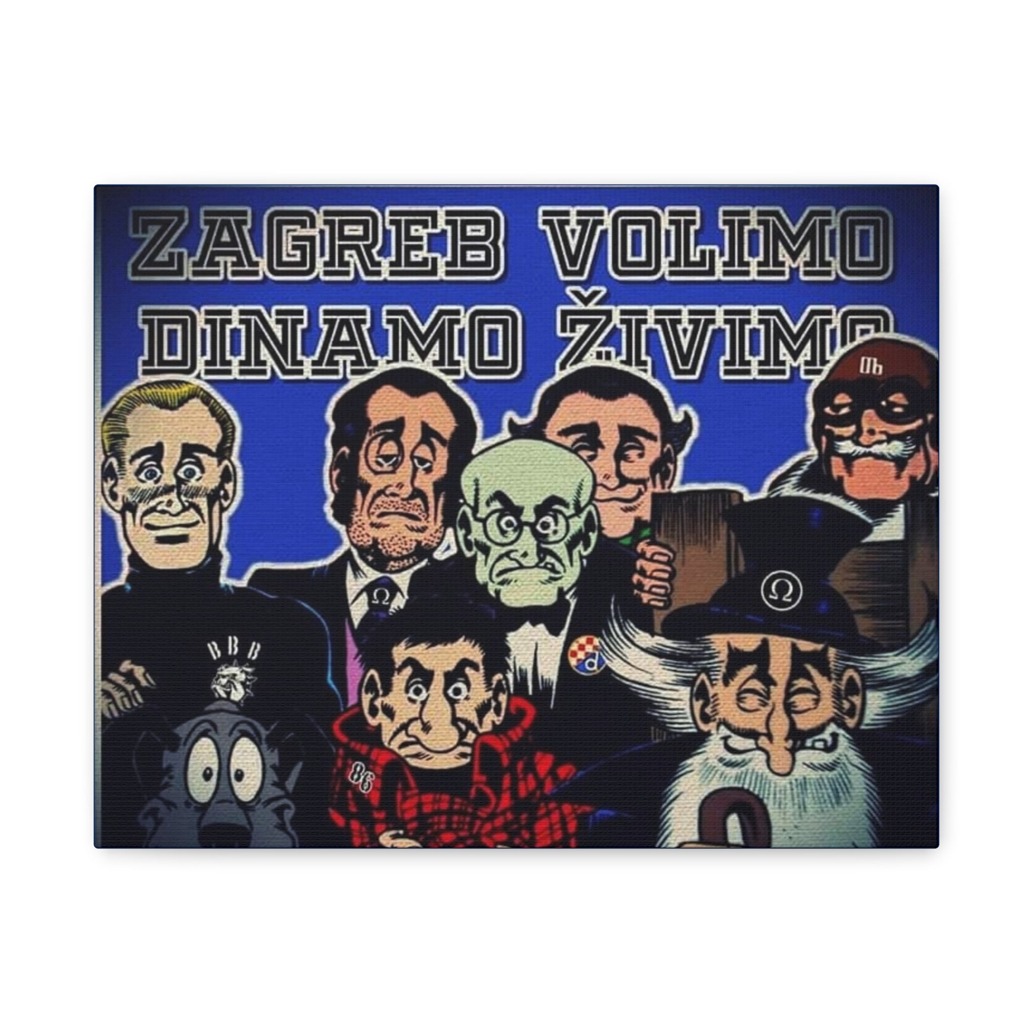 Canvas Zagreb Volimo Dinamo Zivimo