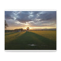 Canvas Sunset Over Field Stadium