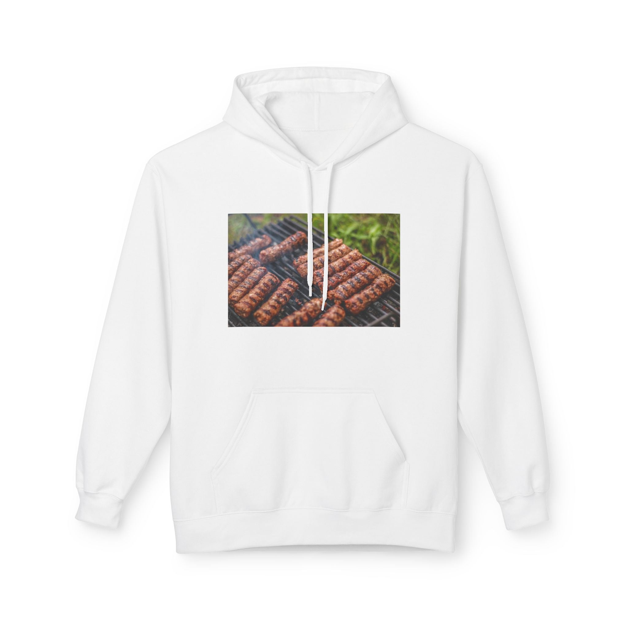 Grilled Cevapi Sausage Hoodie | Balkan BBQ, Meat Lover Graphic